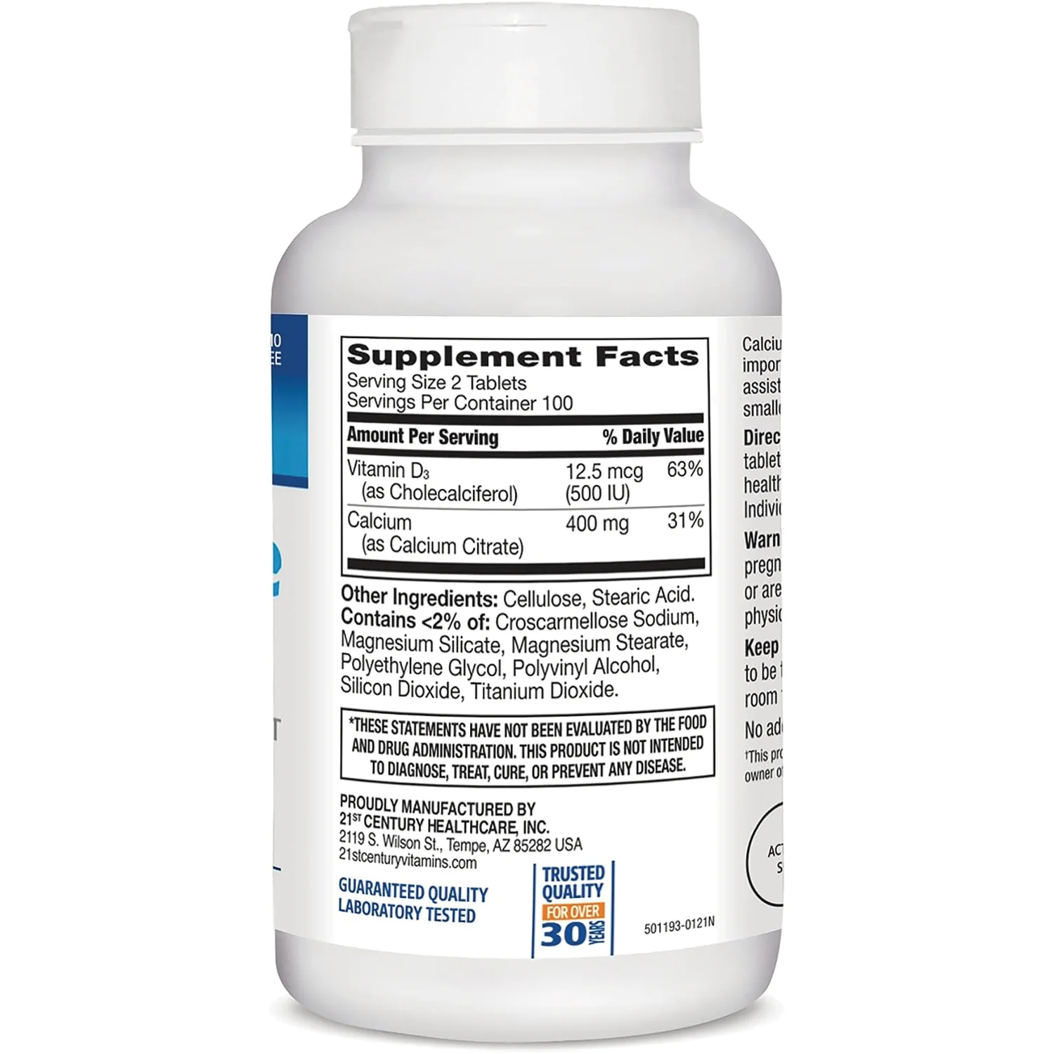 Calcium Citrate + D3 Petites - Image 2