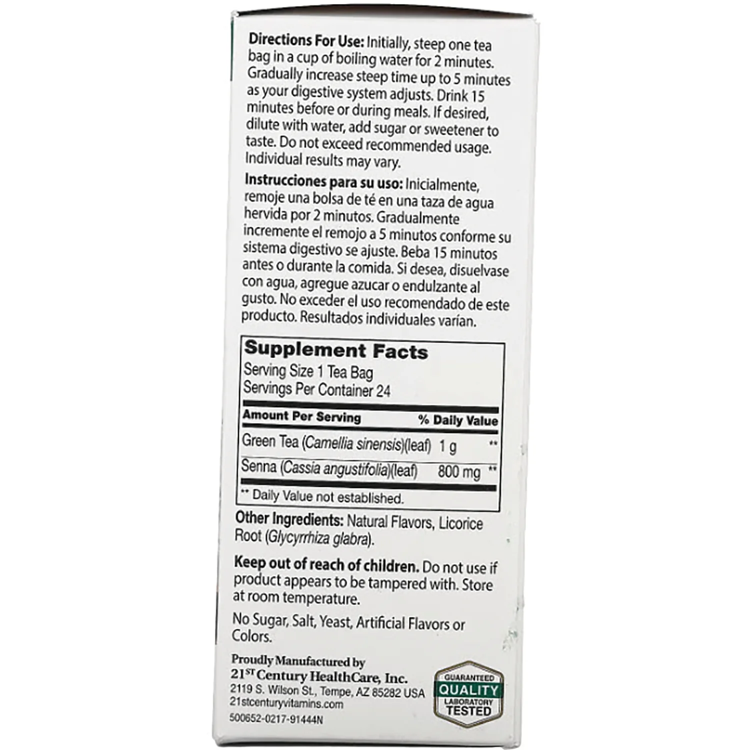 Herbal Slimming Tea - Green Tea - Image 2