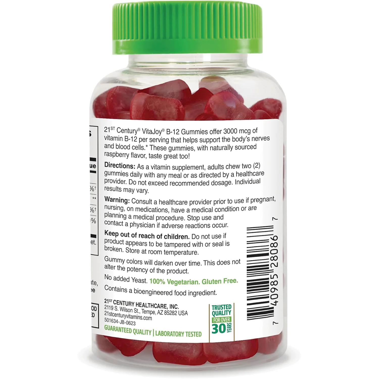 VitaJoy Gummies Extra Strength B-12 - Raspberry - Image 3