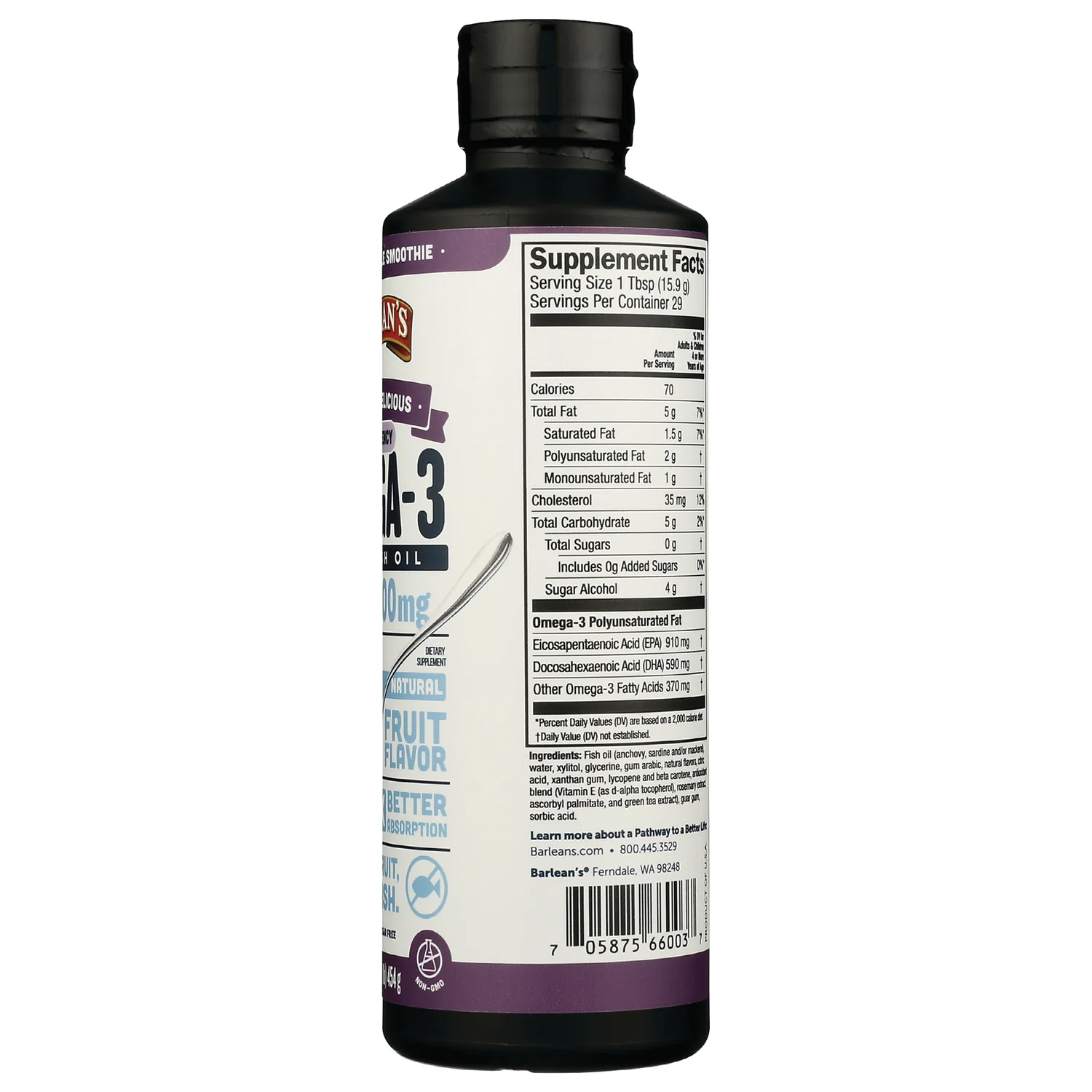 High Potency Omega-3 - Passion Pineapple Smoothie - Image 2