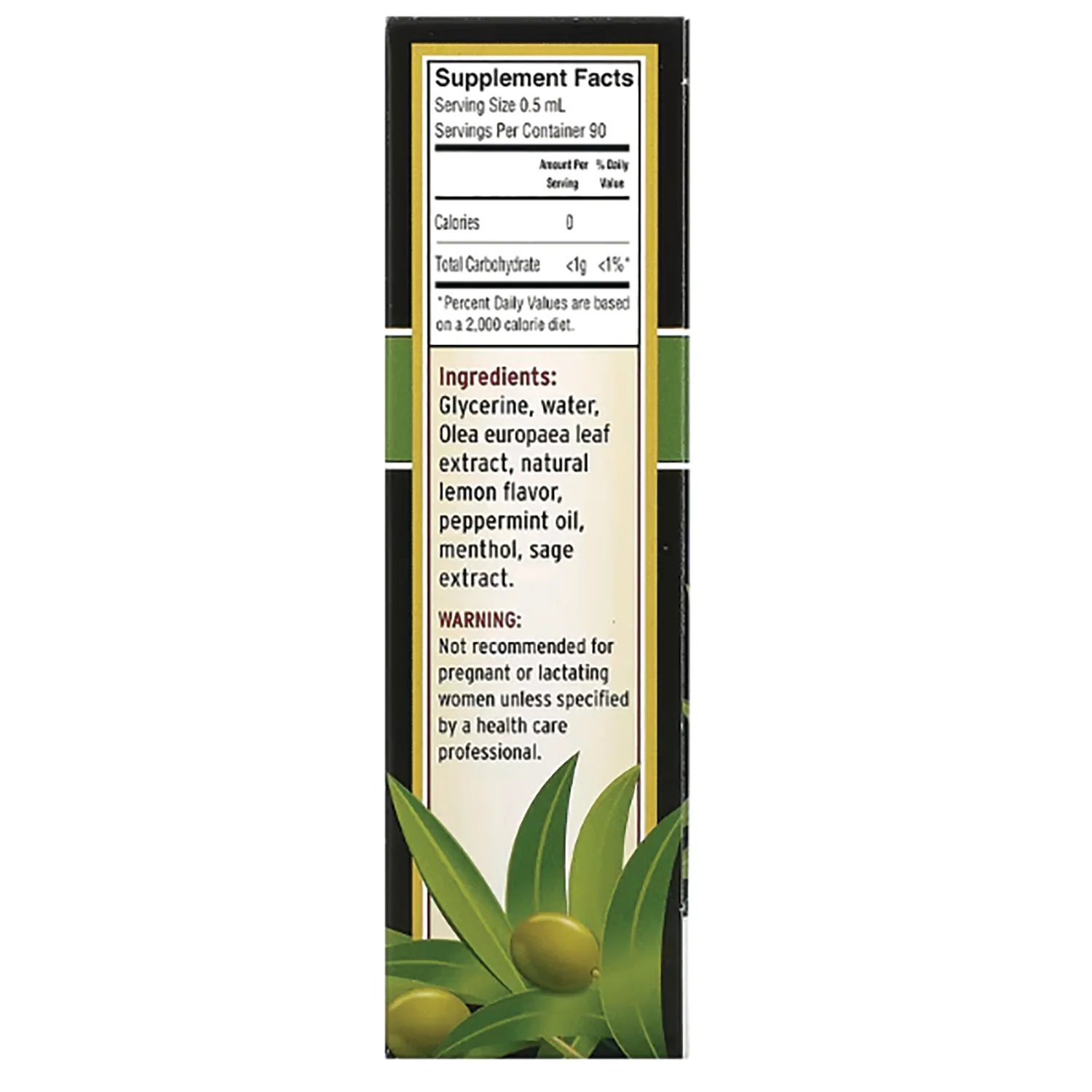 Olive Leaf Complex Throat Spray - Peppermint - Image 2
