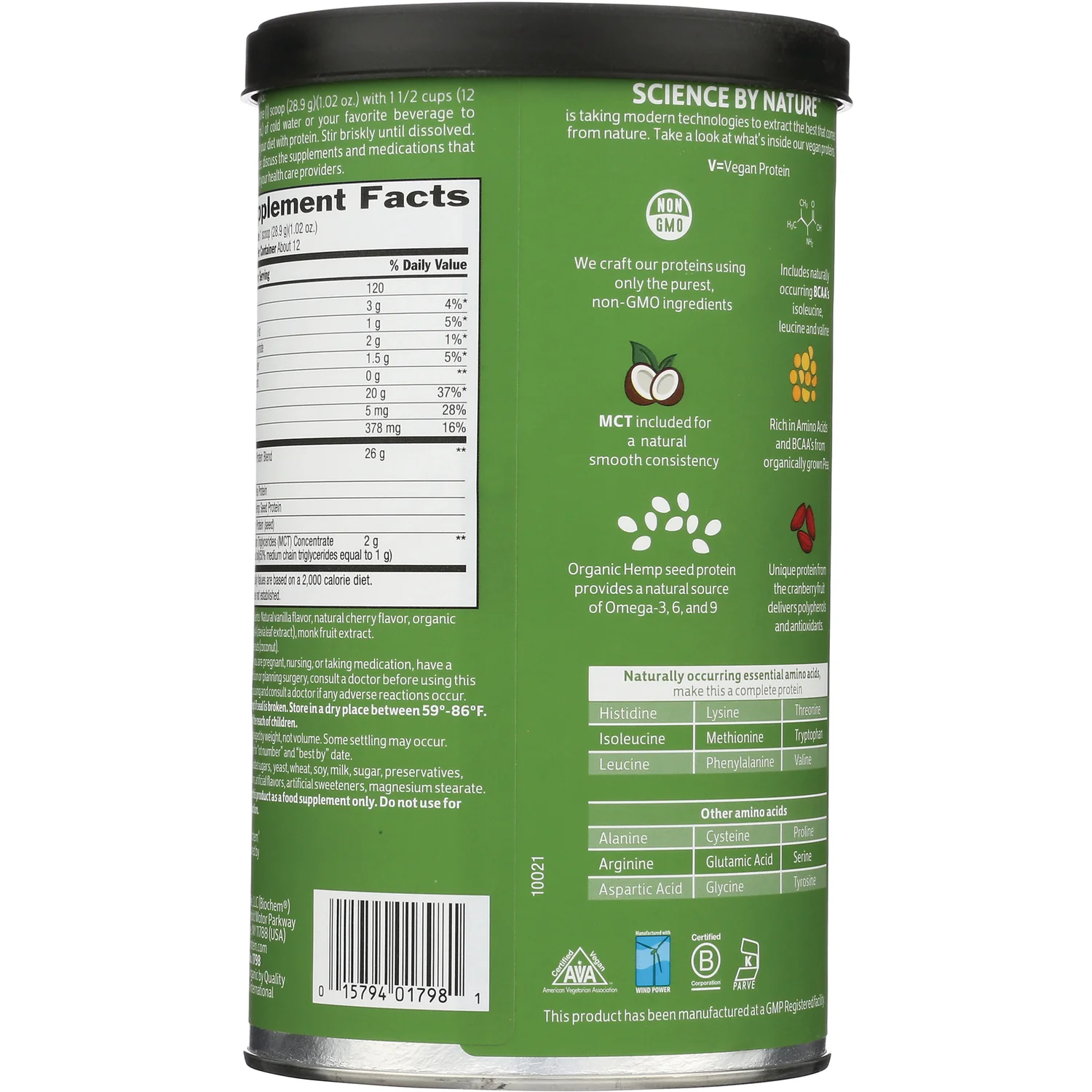 100% Vegan Protein Powder - Vanilla - Image 3