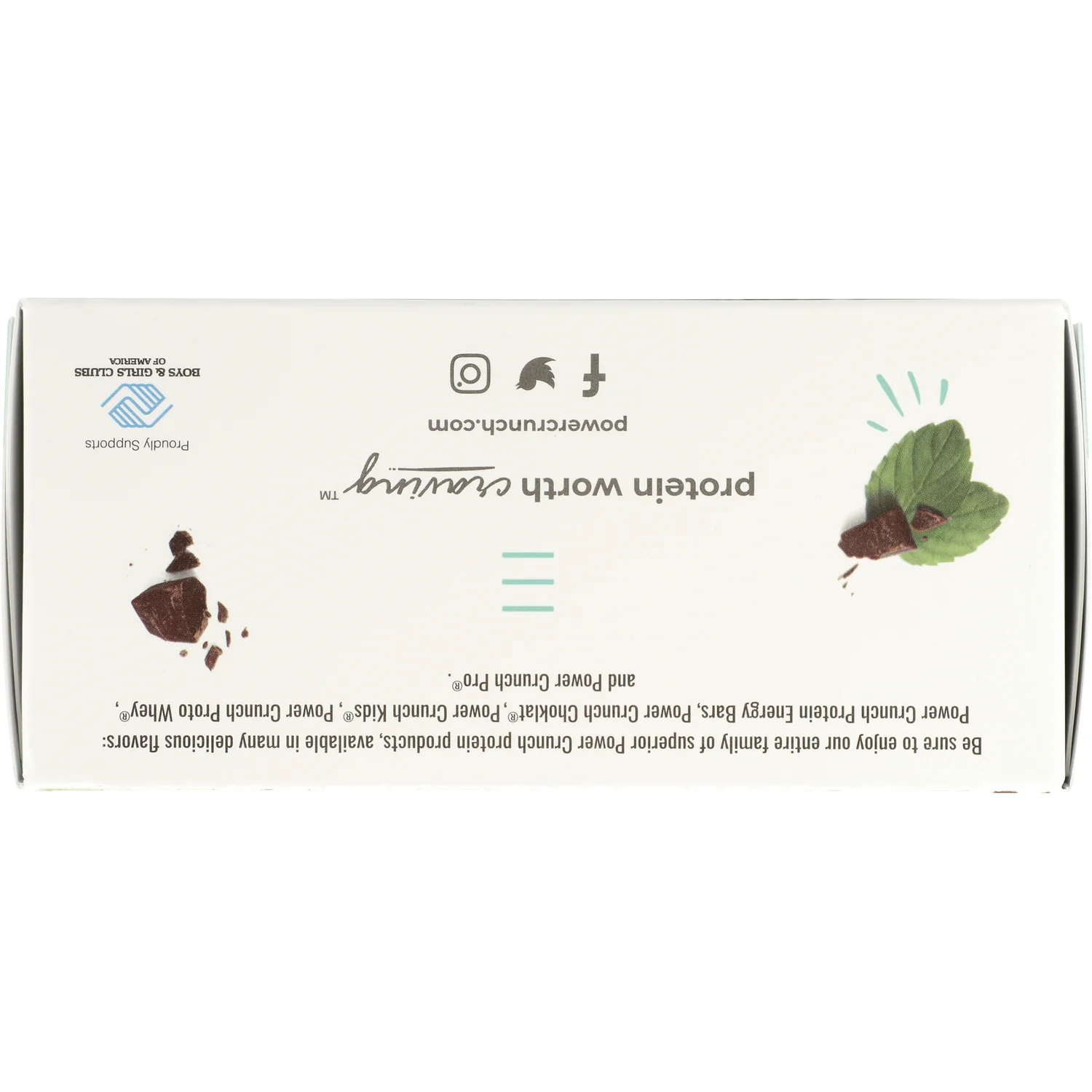 Power Crunch Protein Energy Bar Chocolate Mint - Image 3