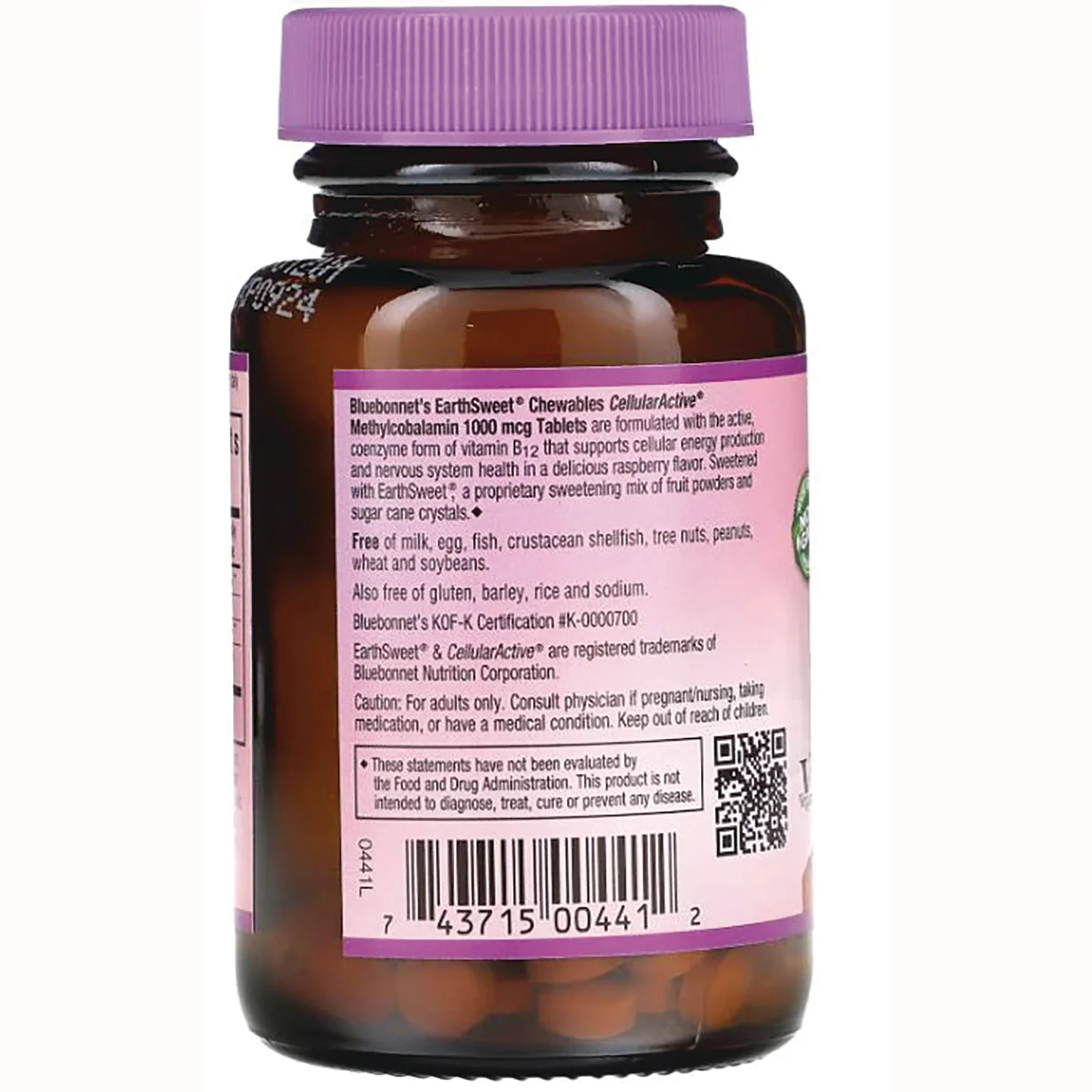 EarthSweet Chewables Methylcobalamin - Raspberry - Image 3