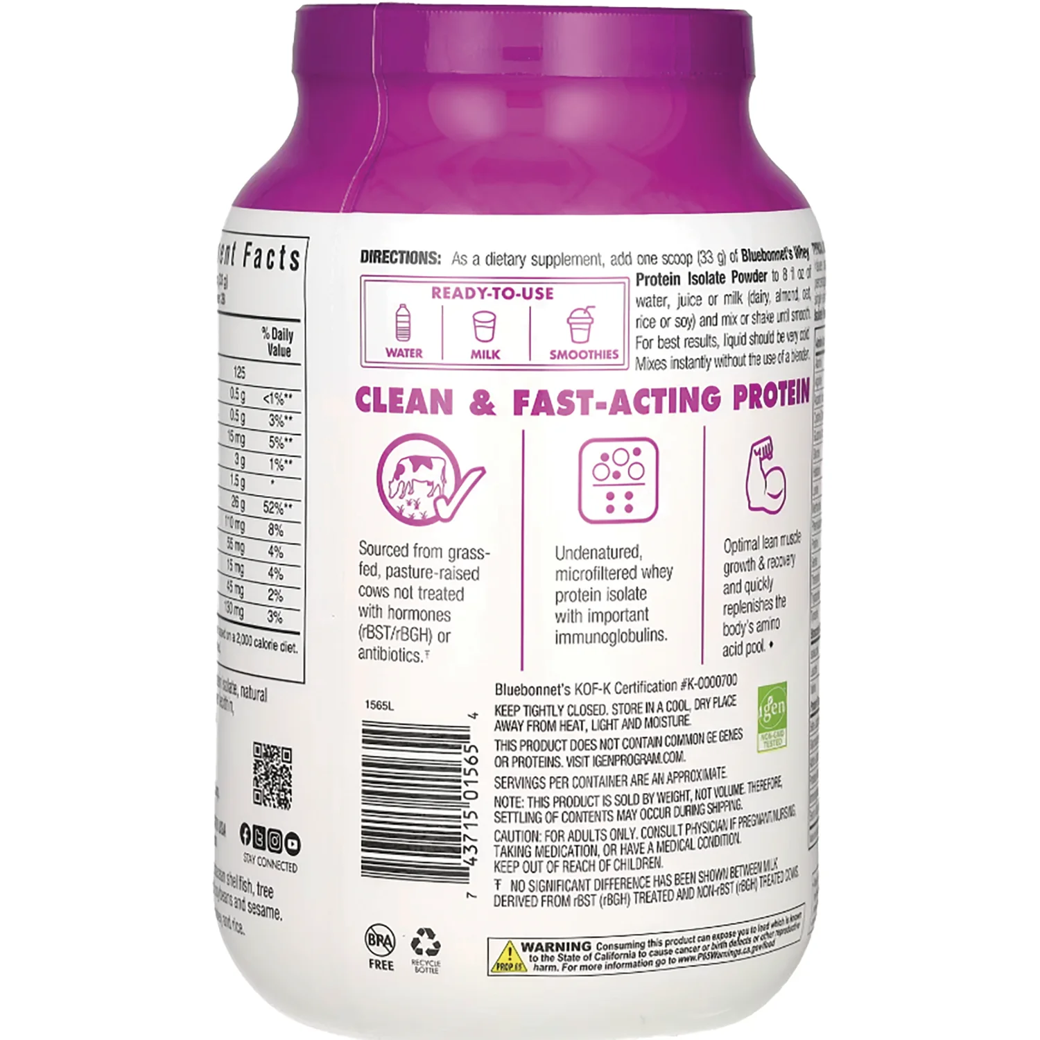 Whey Protein Isolate - French Vanilla - Image 3