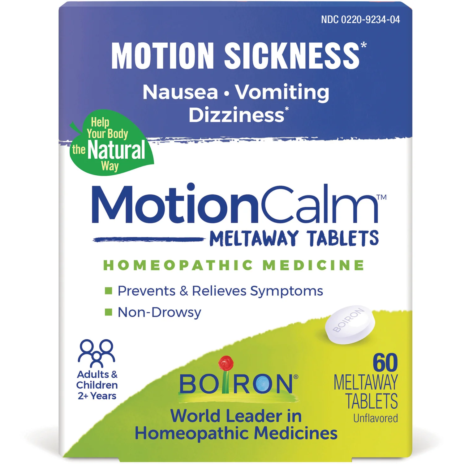 MotionCalm Meltaway Tablets