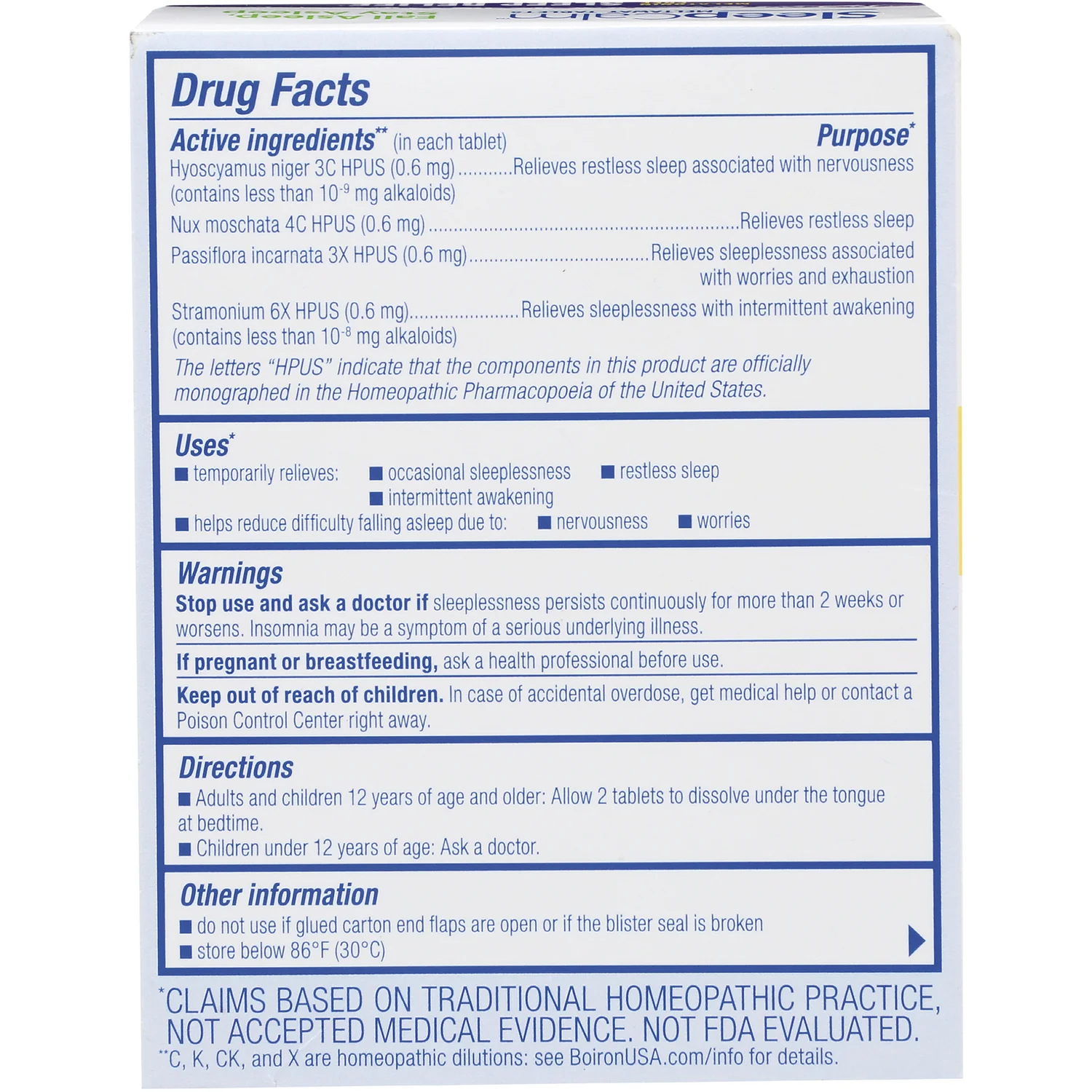 SleepCalm Meltaway Tablets - Unflavored - Image 2