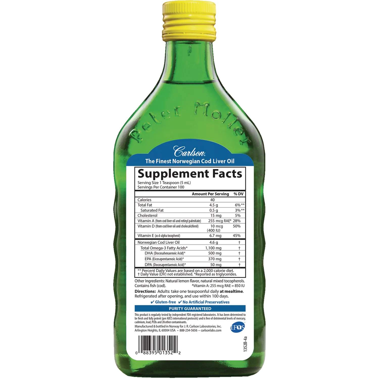 Wild Norwegian Cod Liver Oil - Lemon - Image 2