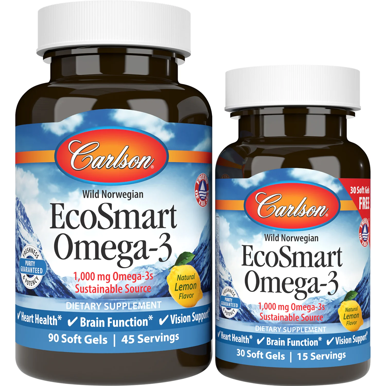 Wild Norwegian EcoSmart Omega-3 - Lemon