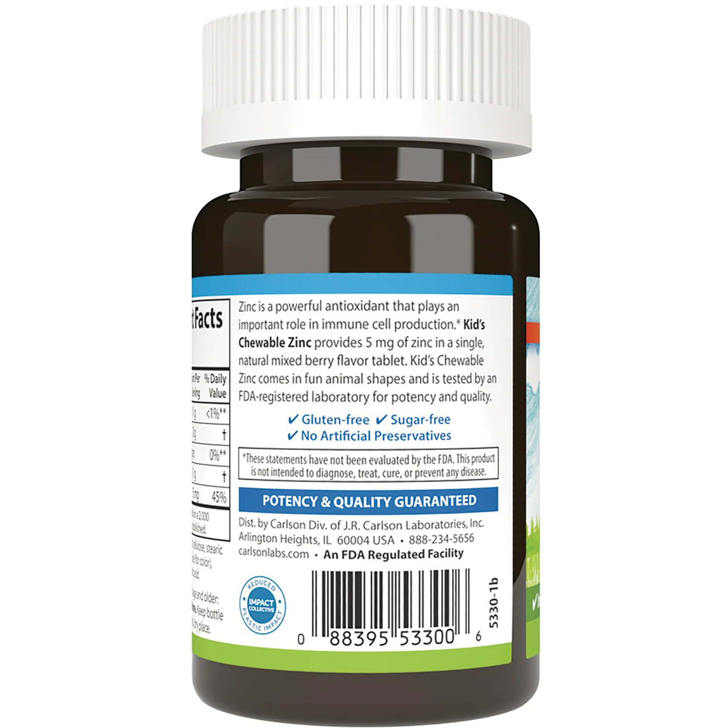 Kid's Chewable Zinc - Mixed Berry - Image 3