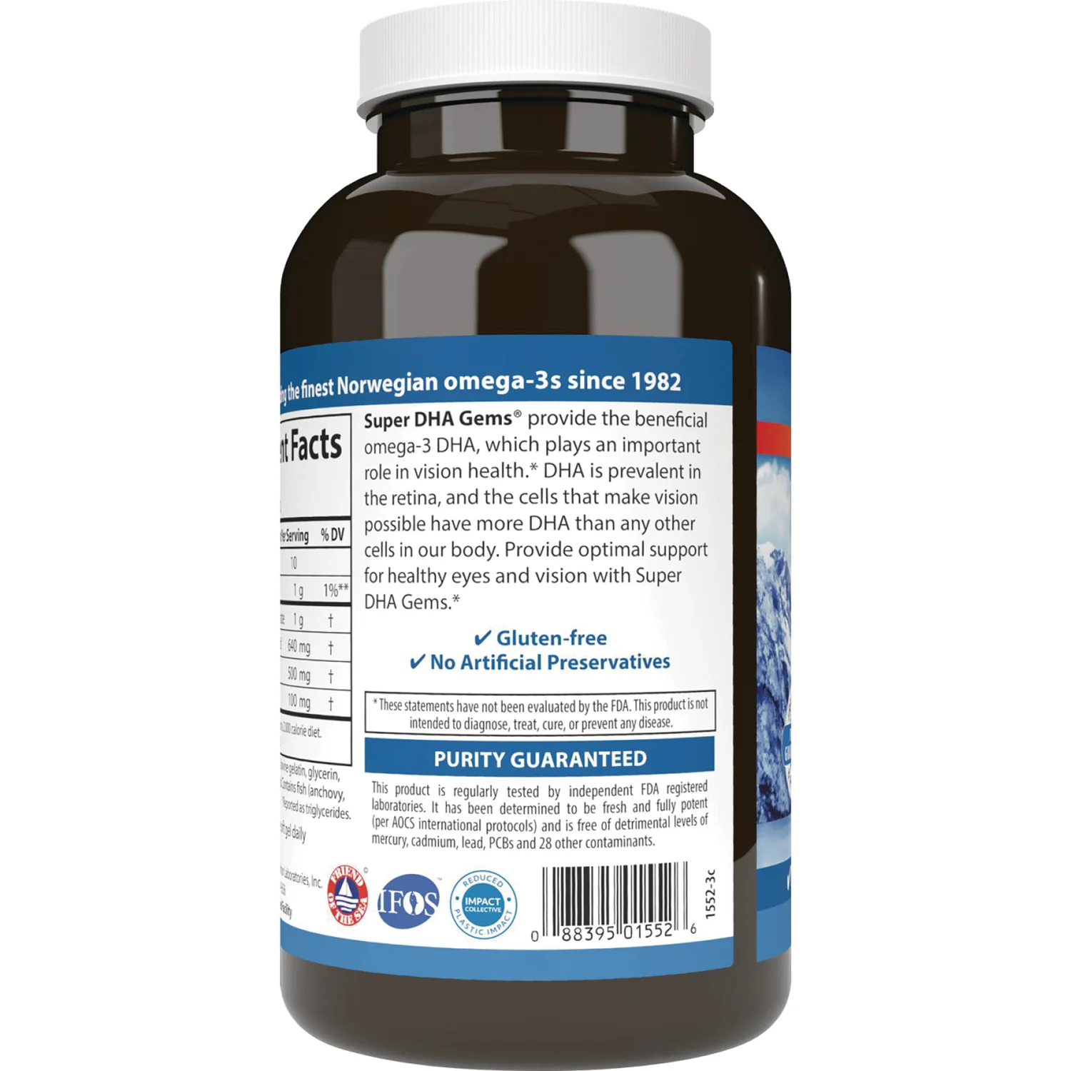 Norwegian Fish Oil Concentrate Super DHA Gems - Image 3