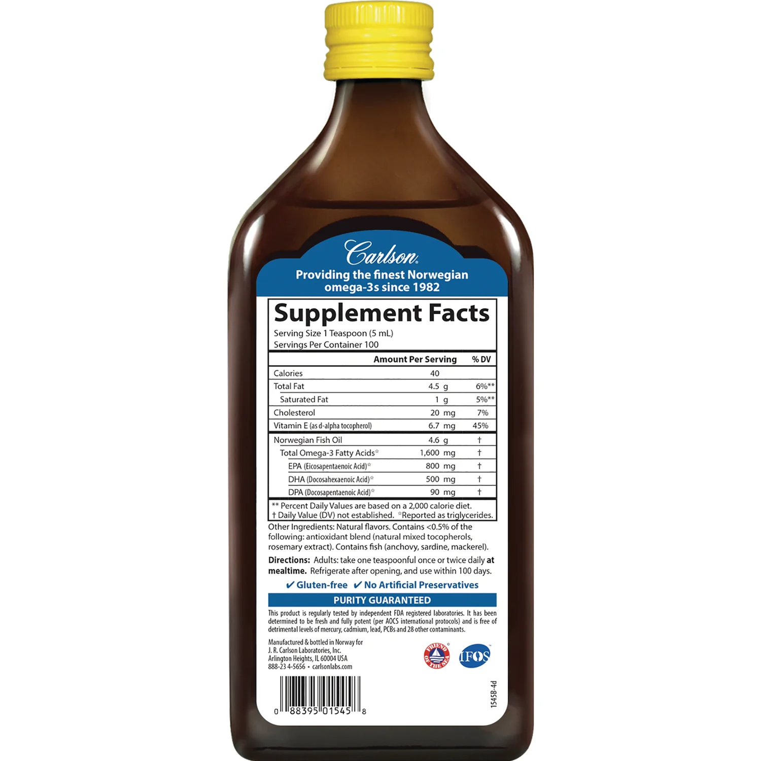 Norwegian The Very Finest Fish Oil - Lemon - Image 2