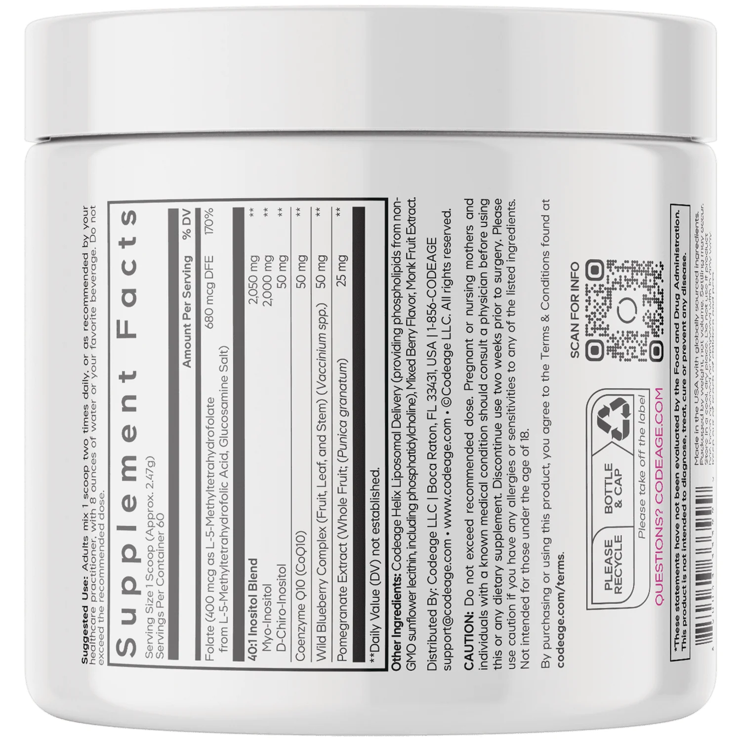 Liposomal Ovarian Inositol+ - Mixed Berry - Image 2