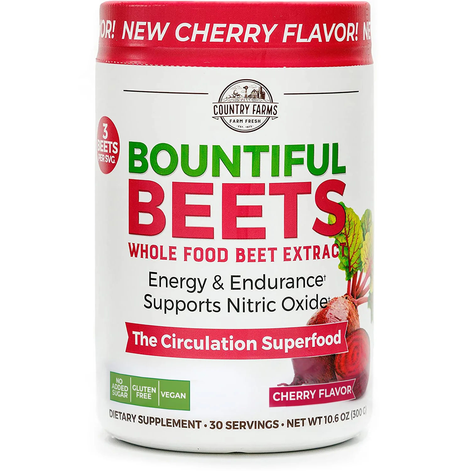 Bountiful Beets Whole Food Beet Extract - Cherry