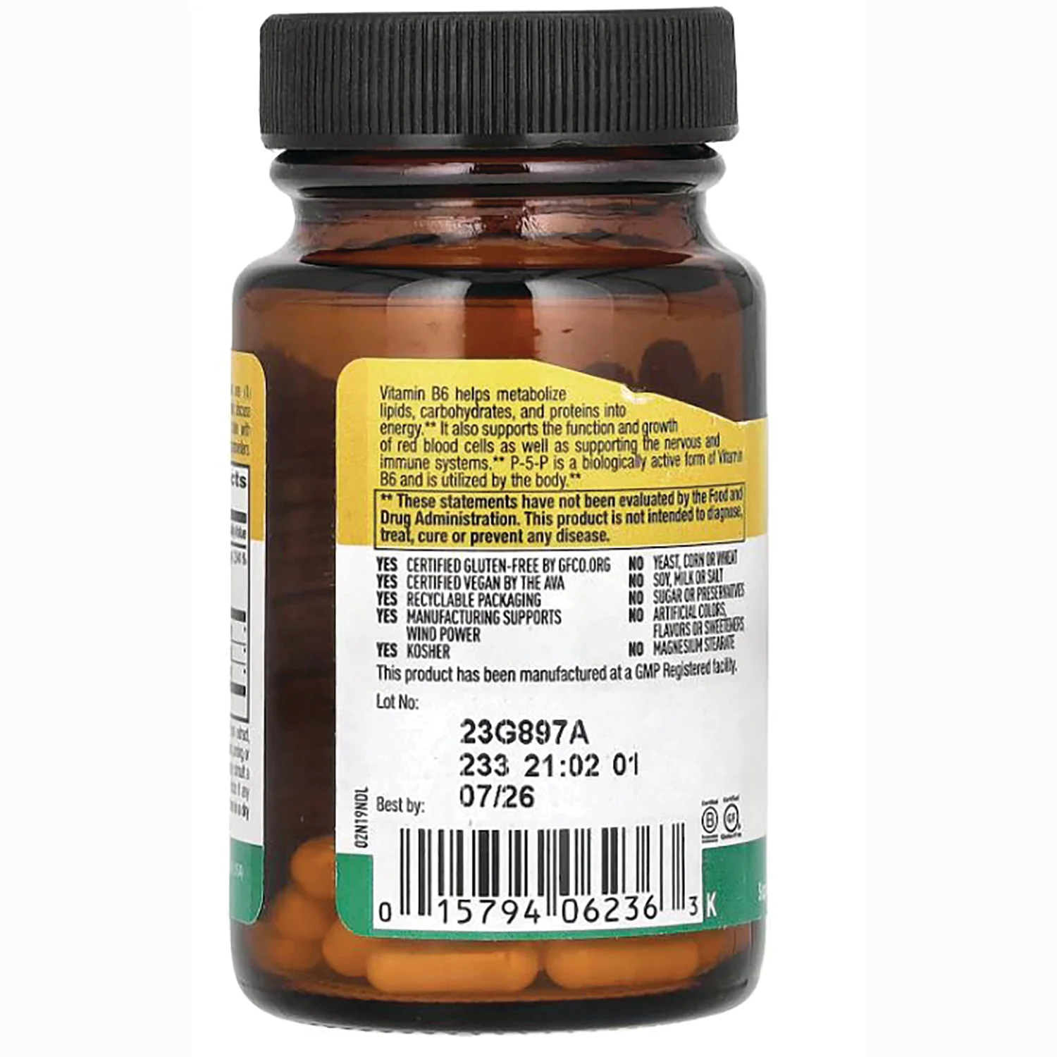 Coenzyme Active B6 Caps - Image 3