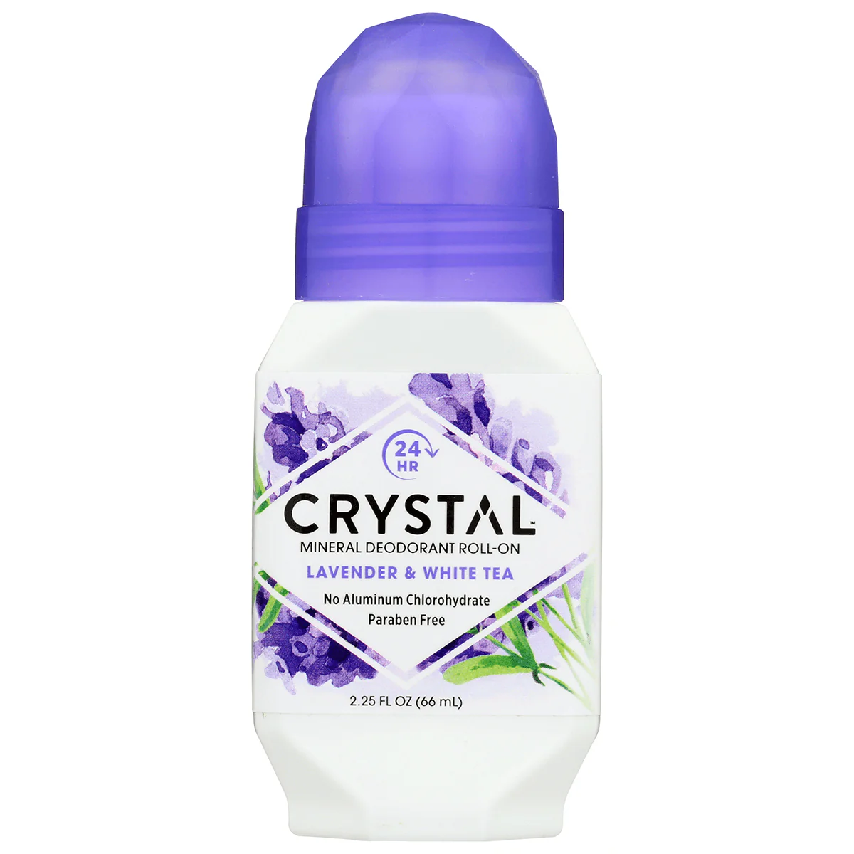 Mineral Deodorant Roll-On - Lavender & White Tea