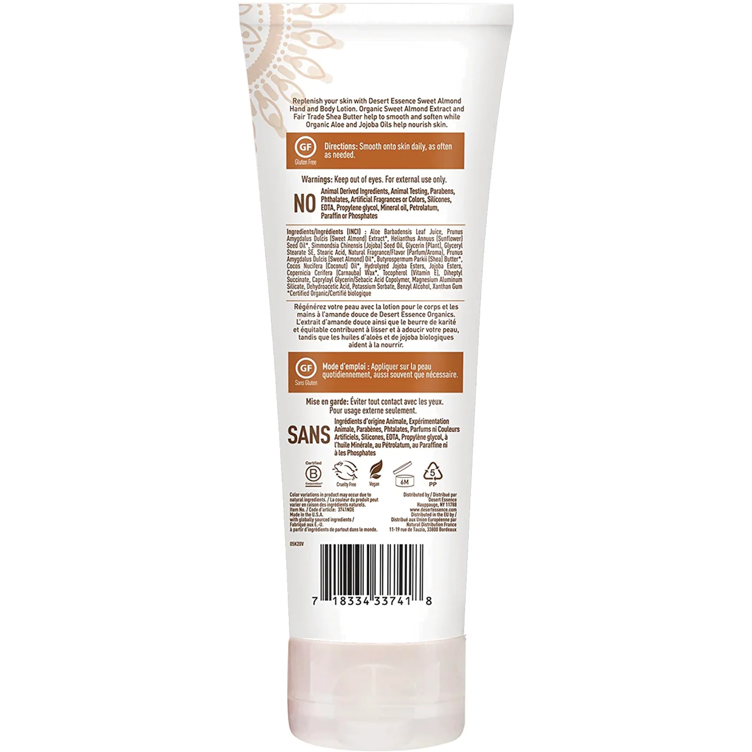 Sweet Almond Hand & Body Lotion - Image 2
