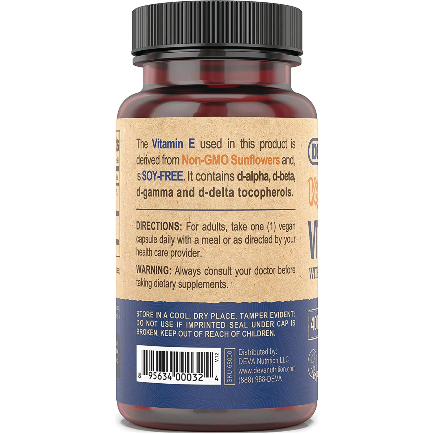 Vegan Vitamin E with Mixed Tocopherols - Image 3