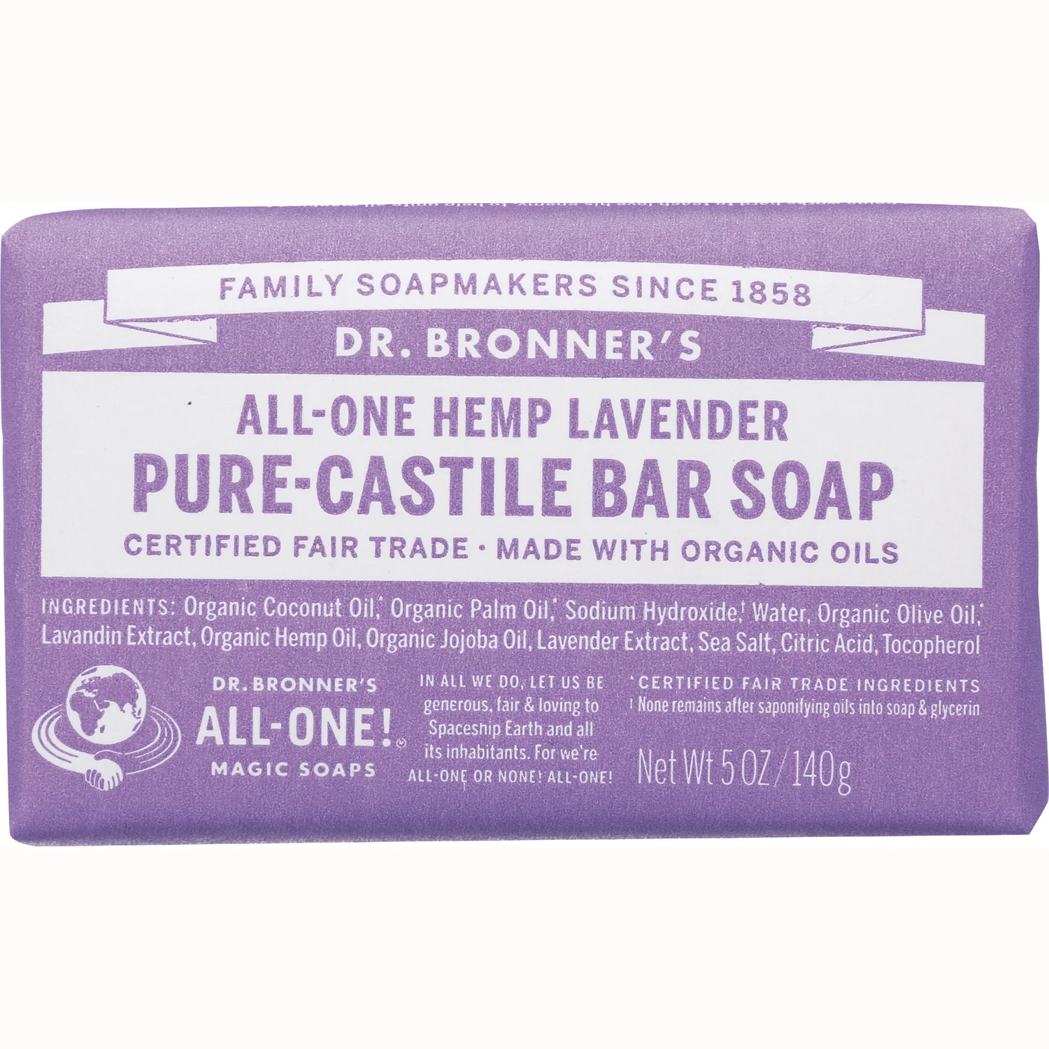 All-One Hemp Pure-Castile Bar Soap - Image 3