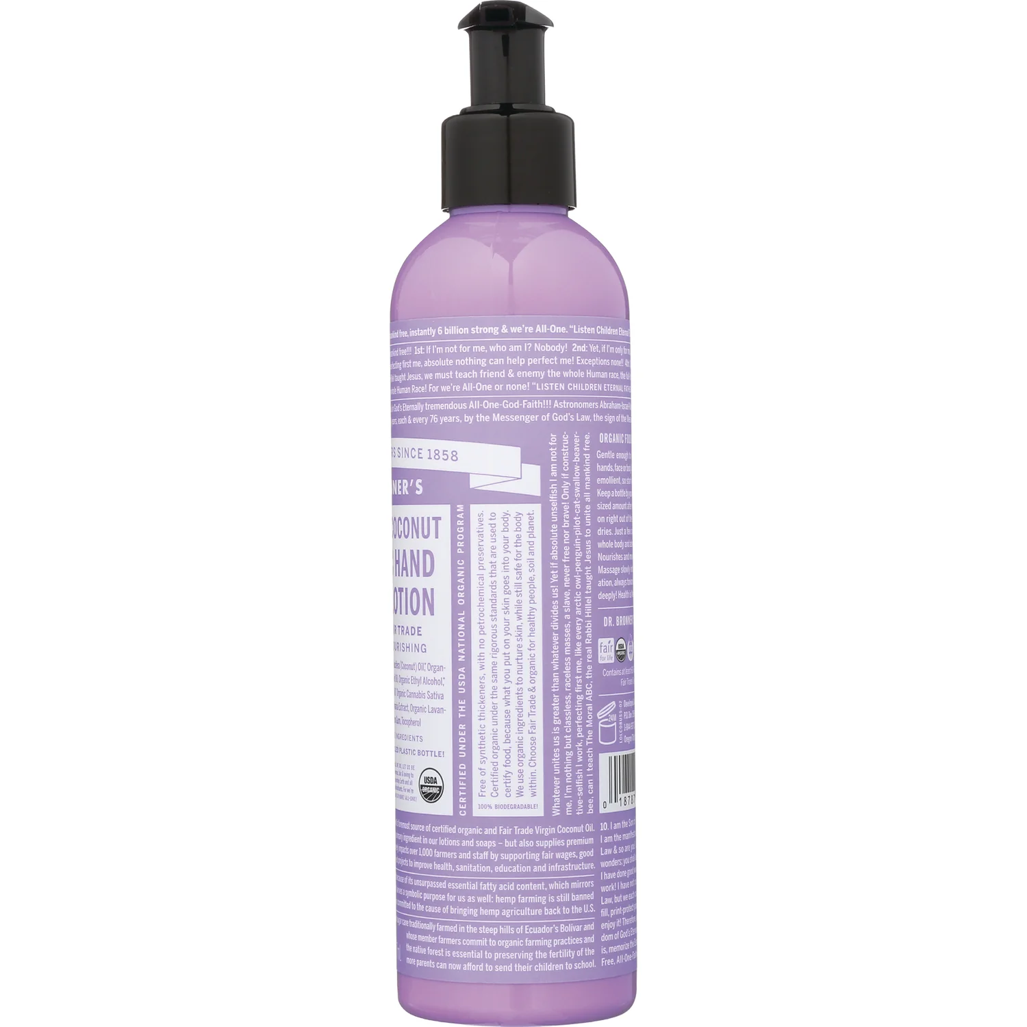Lavender Coconut Organic Hand & Body Lotion - Image 3