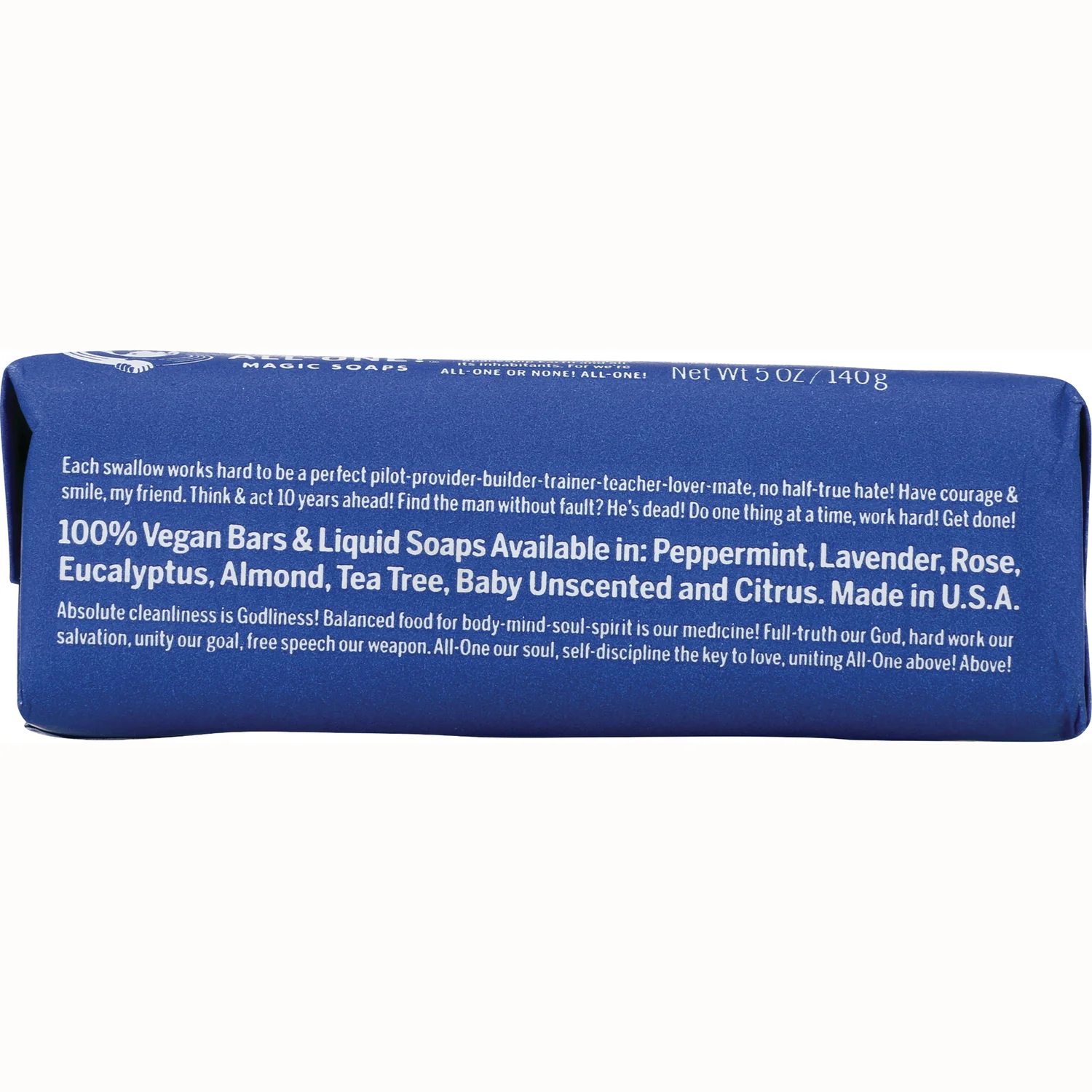 All-One Hemp Peppermint Pure-Castile Bar Soap - Image 3