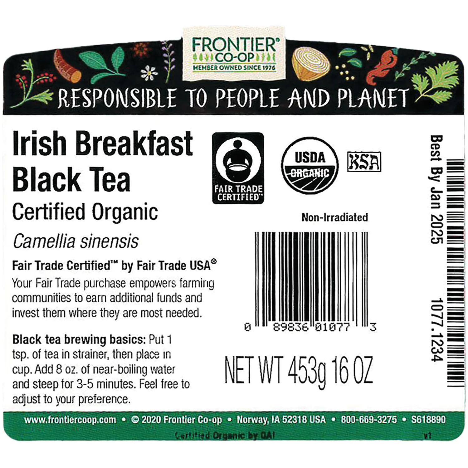 Organic Irish Breakfast Black Tea - Image 3