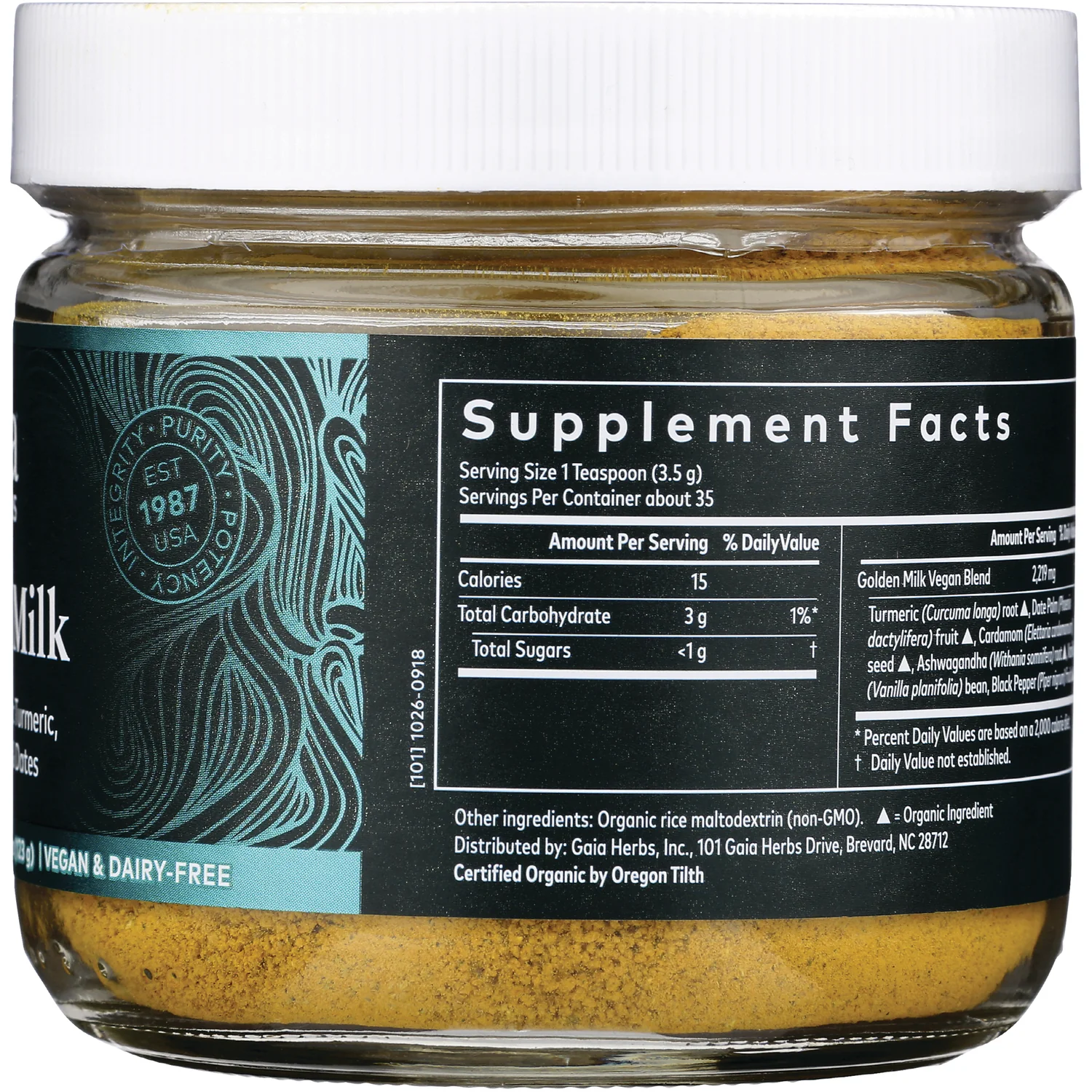 Golden Milk - Powdered Turmeric Supplement - Image 2