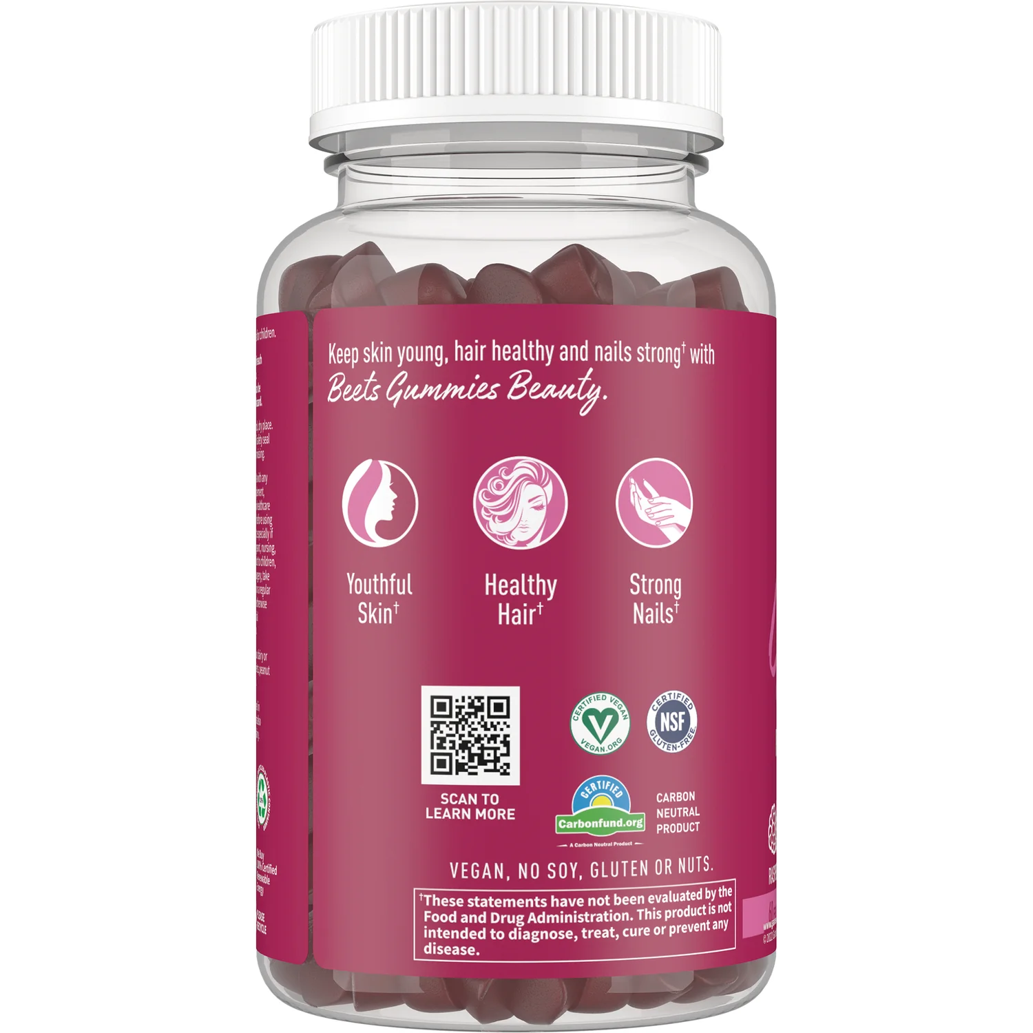 Beets Beauty Gummies - Raspberry - Image 3