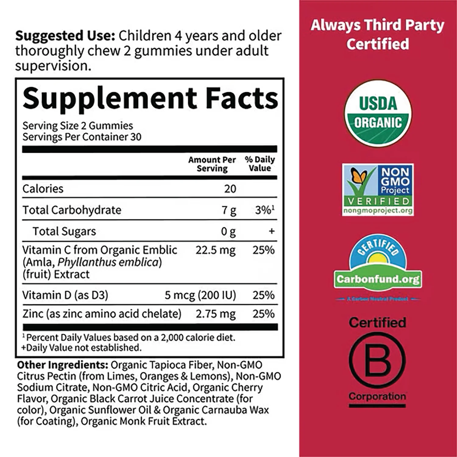 Kids Immune Gummy - Cherry - Image 2