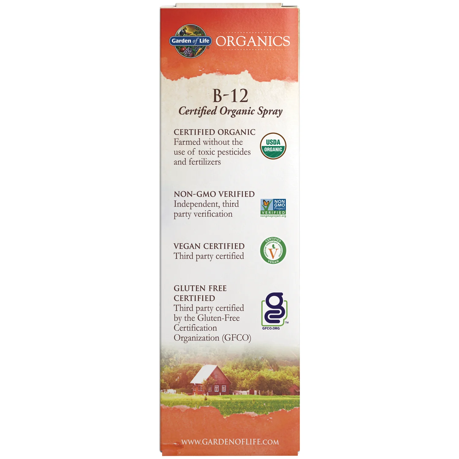 Organics B-12 Organic Spray - Raspberry - Image 3
