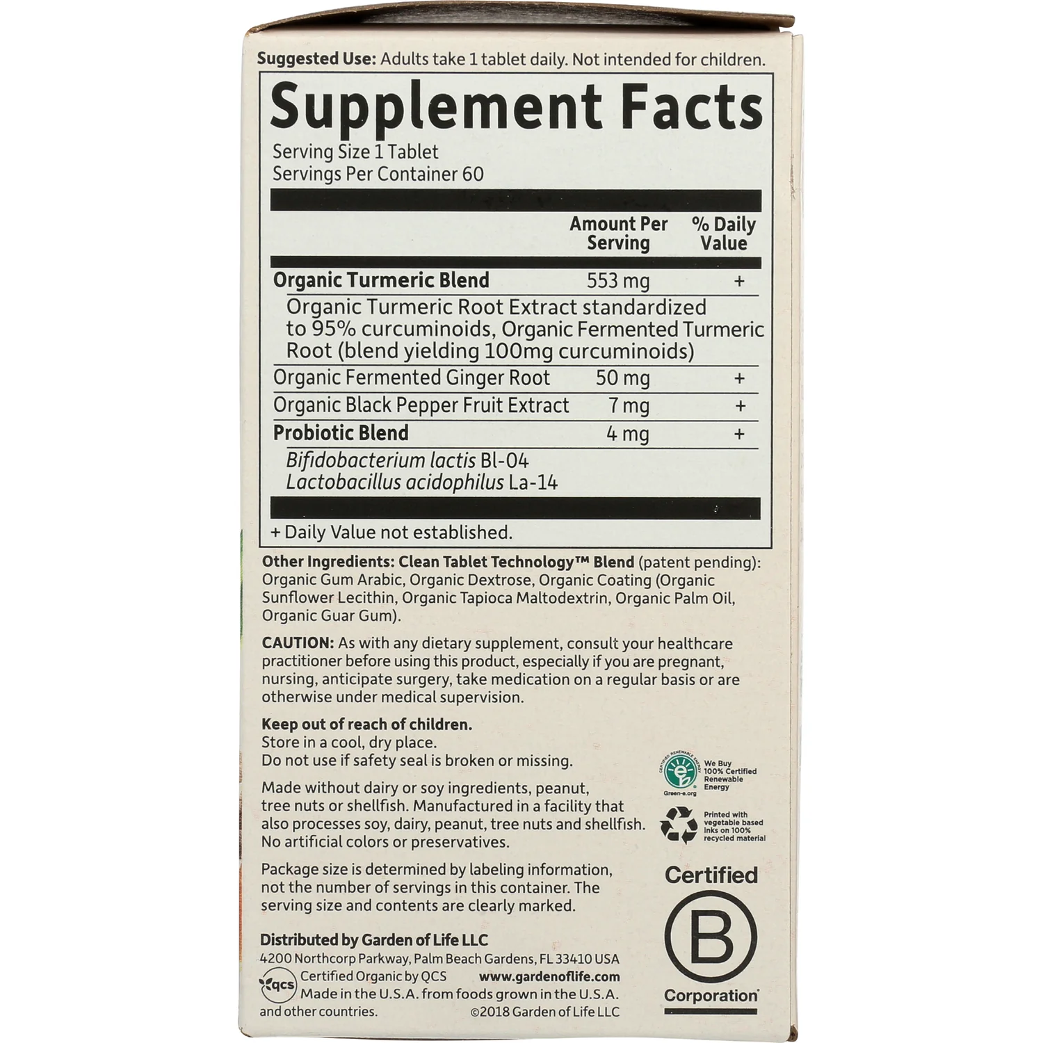 mykind Organics Extra Strength Turmeric Inflammatory Response - Image 2