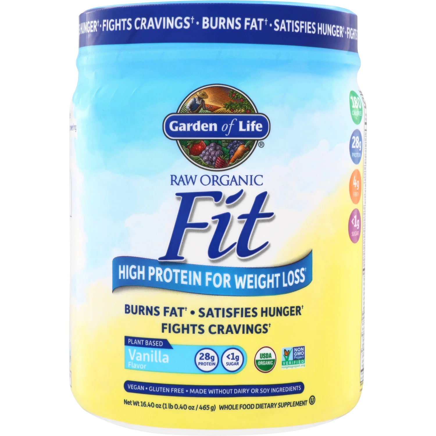 Raw Organic Fit High Protein for Weight Loss - Vanilla