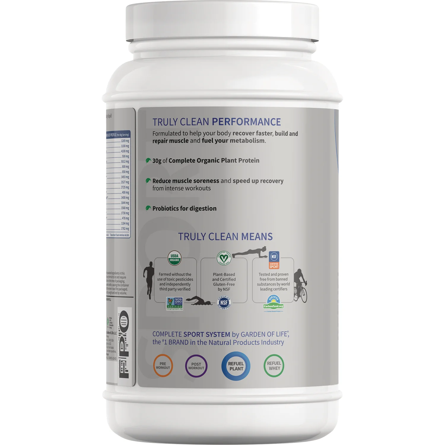 SPORT Organic Plant-Based Protein - Chocolate - Image 3
