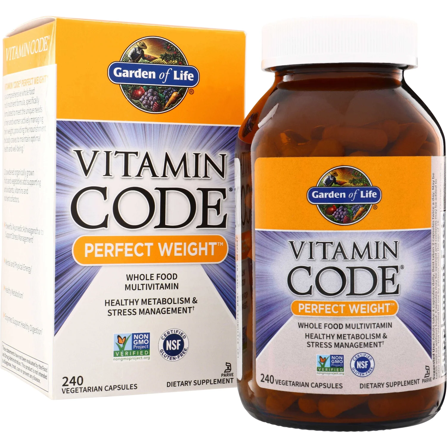 Vitamin Code Perfect Weight Whole Food Multivitamin