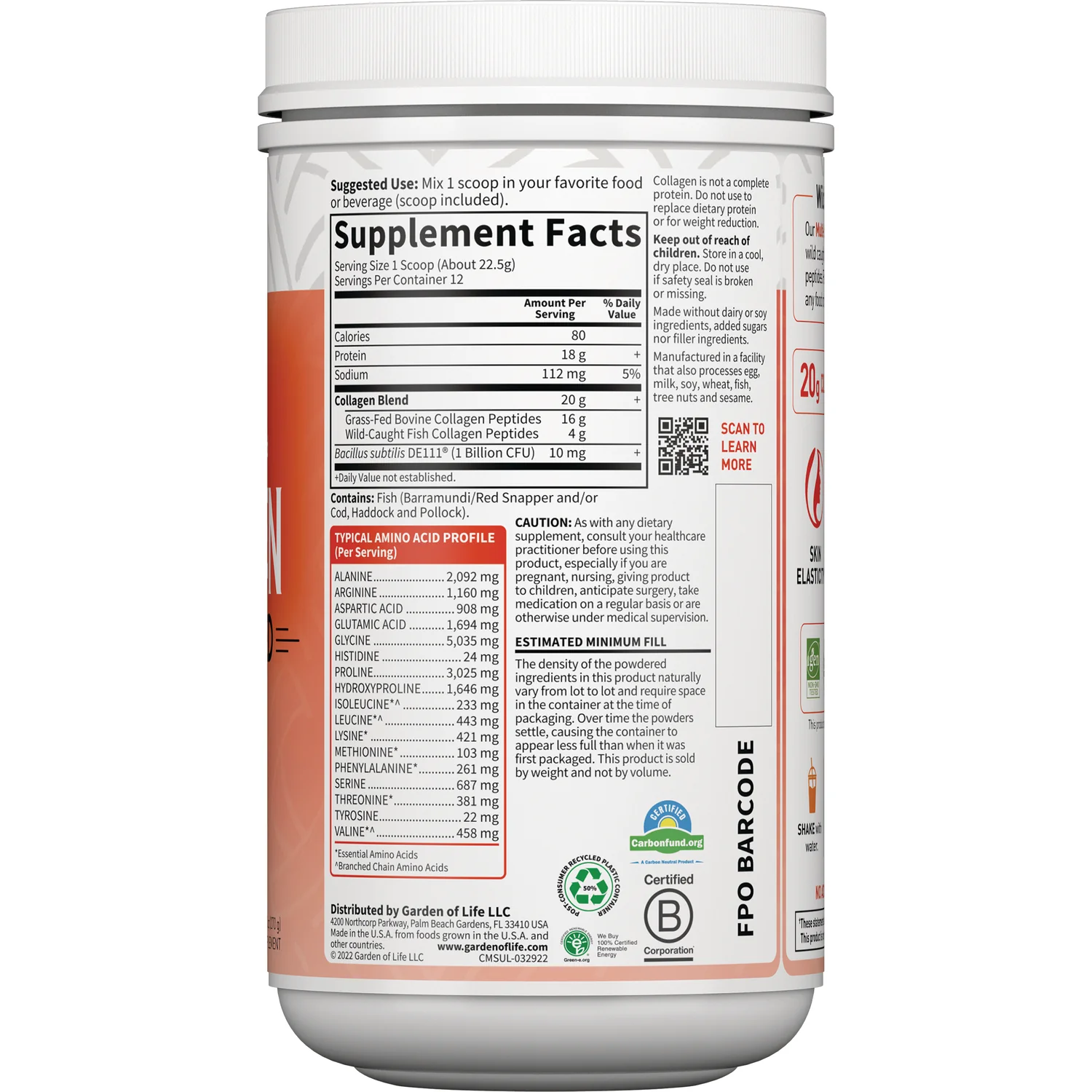 Wild Caught & Grass Fed Collagen Multi-Sourced - Unflavored - Image 2