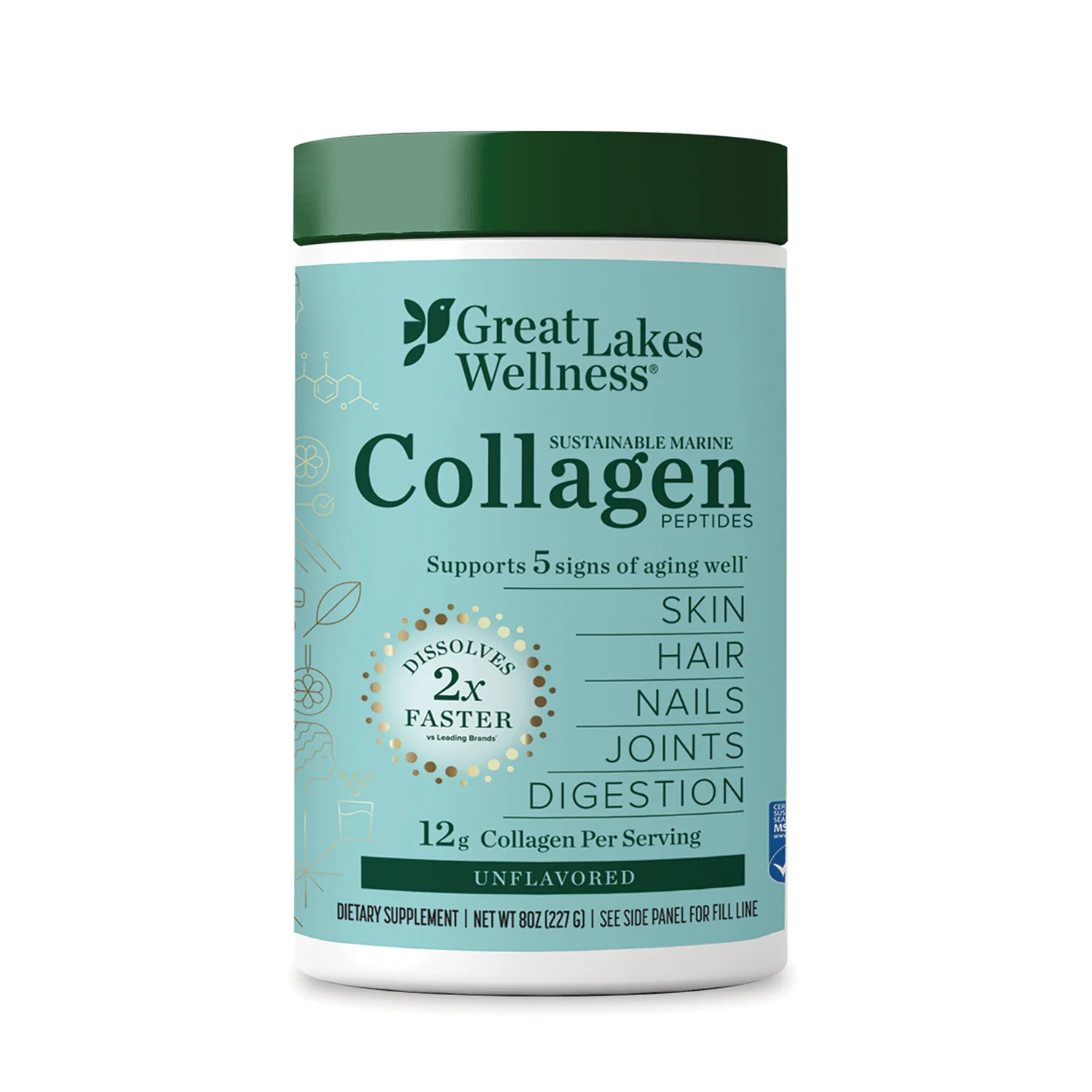 Sustainable Marine Collagen Peptides - Unflavored