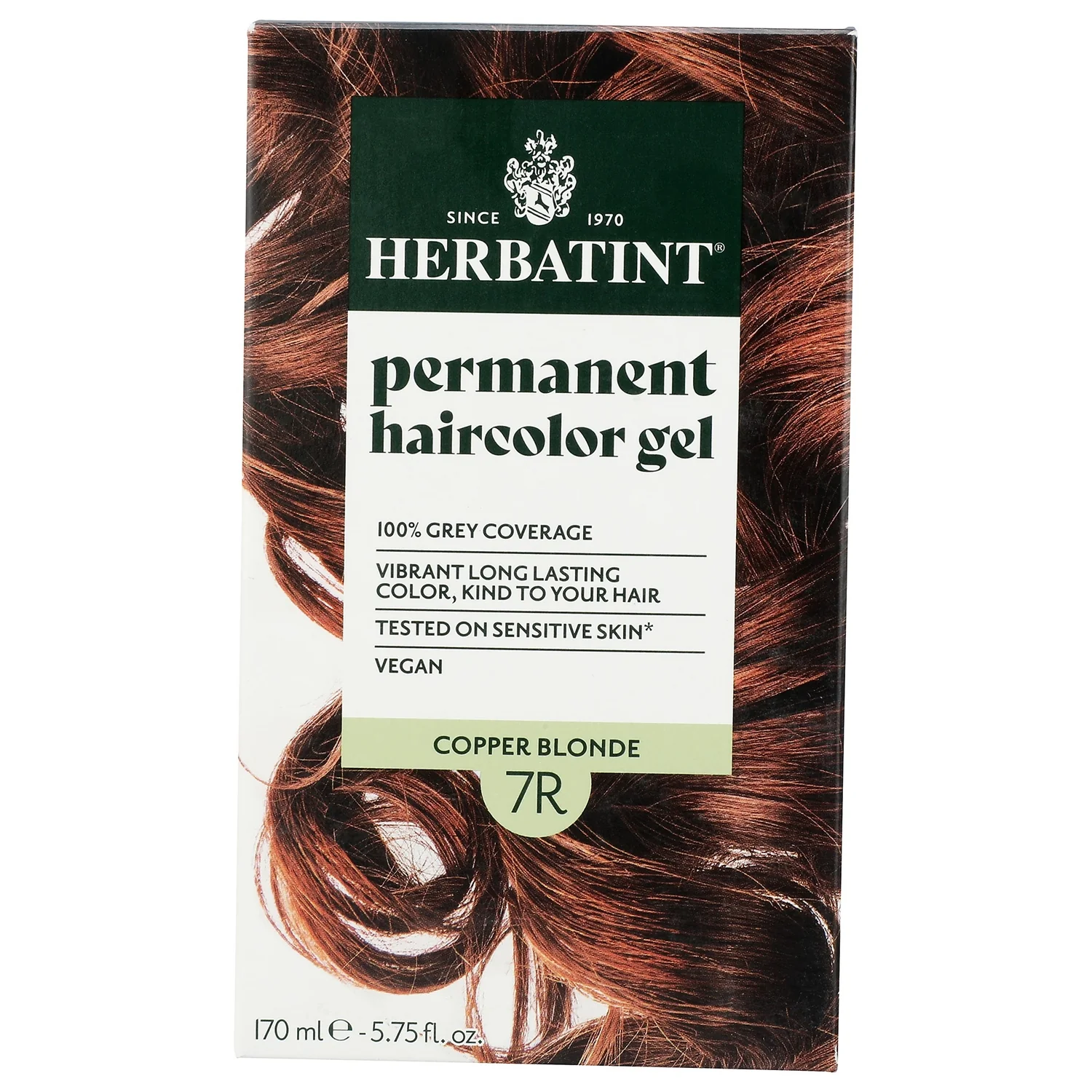 Permanent Haircolor Gel 7R Copper Blonde