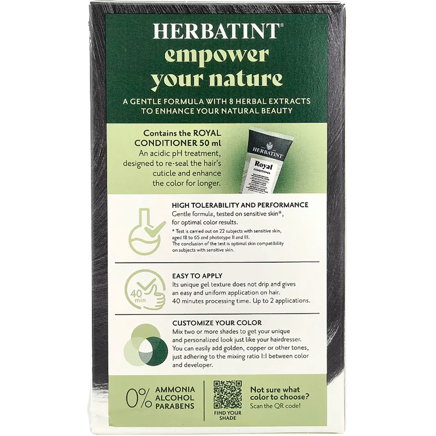 Permanent Haircolor Gel 1N Black - Image 3