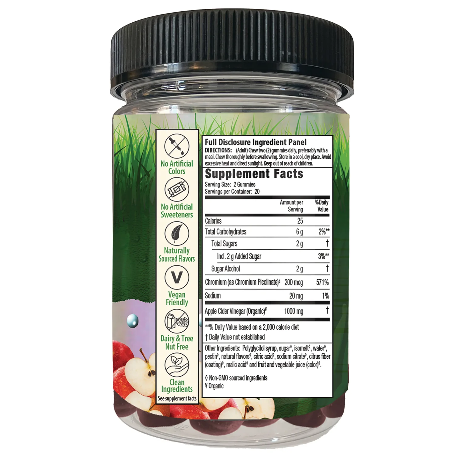 Apple Cider Vinegar + Metabolism Gummies - Apple - Image 2