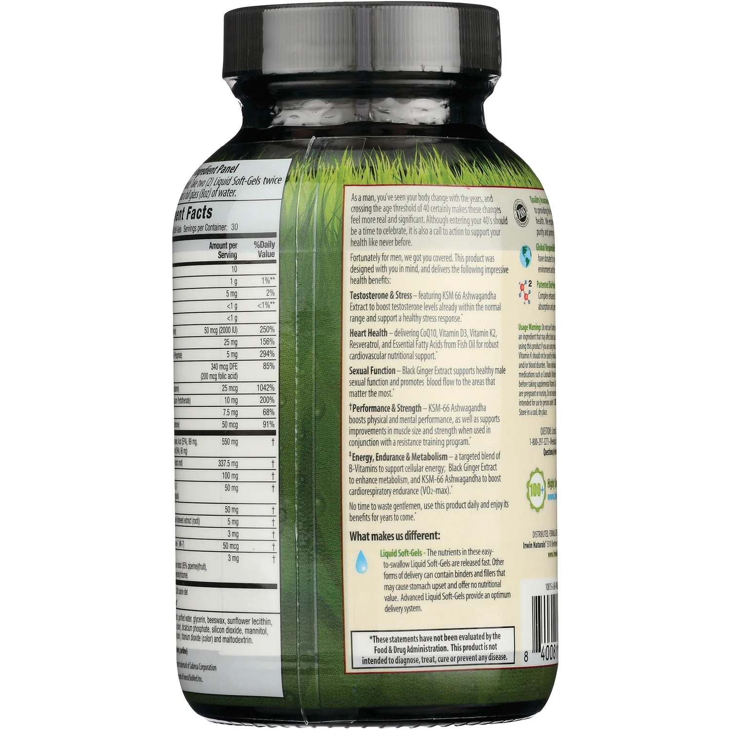 Energy & Endurance Testosterone Up Men over 40 - Image 2