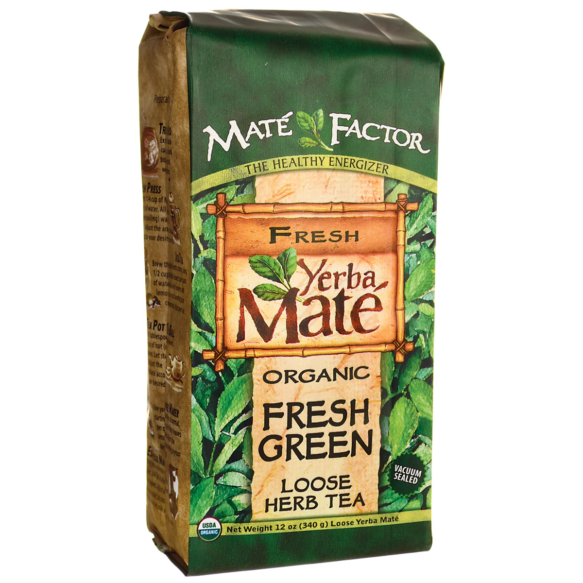 Organic Yerba Mate Loose Tea - Fresh Green