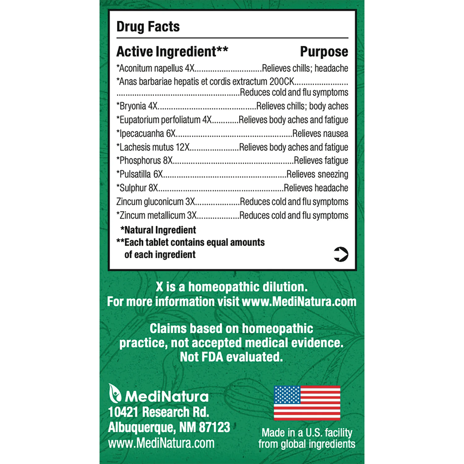 BHI Flu+ Multi-Symptom Relief Tablets - Image 2