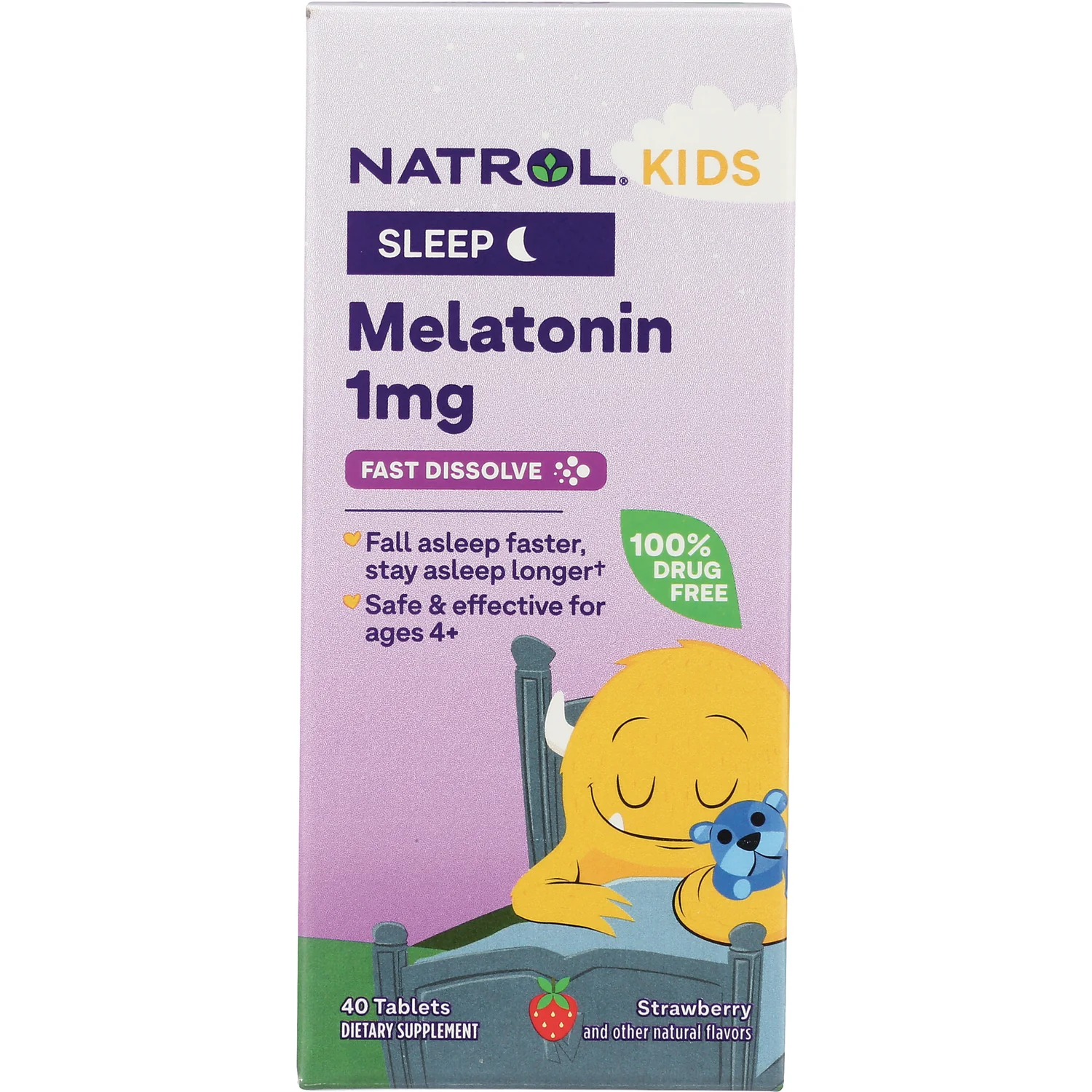Kids Melatonin Fast Dissolve - Strawberry