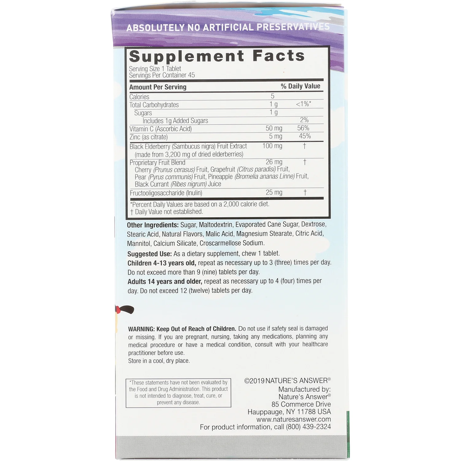 Kid's Sambucus Black Elderberry Chewables - Image 2