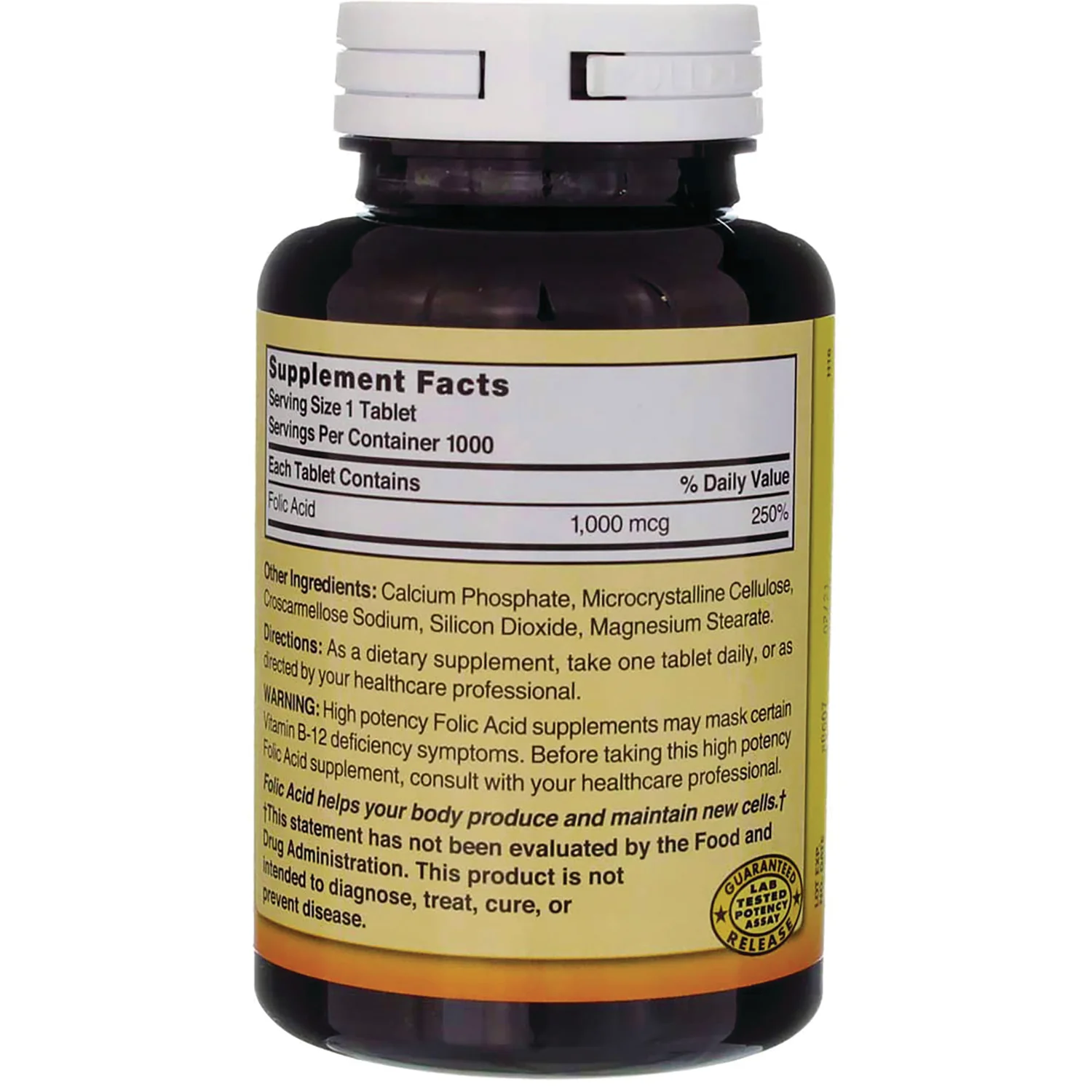 Folic Acid 1000 mcg - Image 2