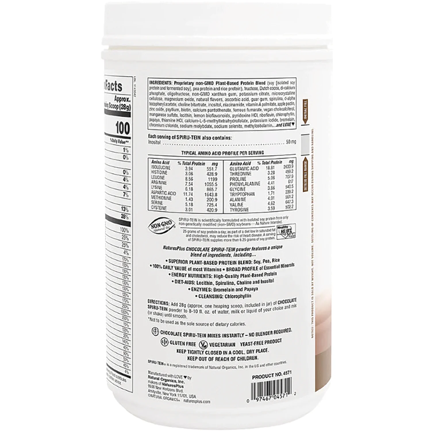 Spiru-Tein Protein Powder Meal - Chocolate - Image 3