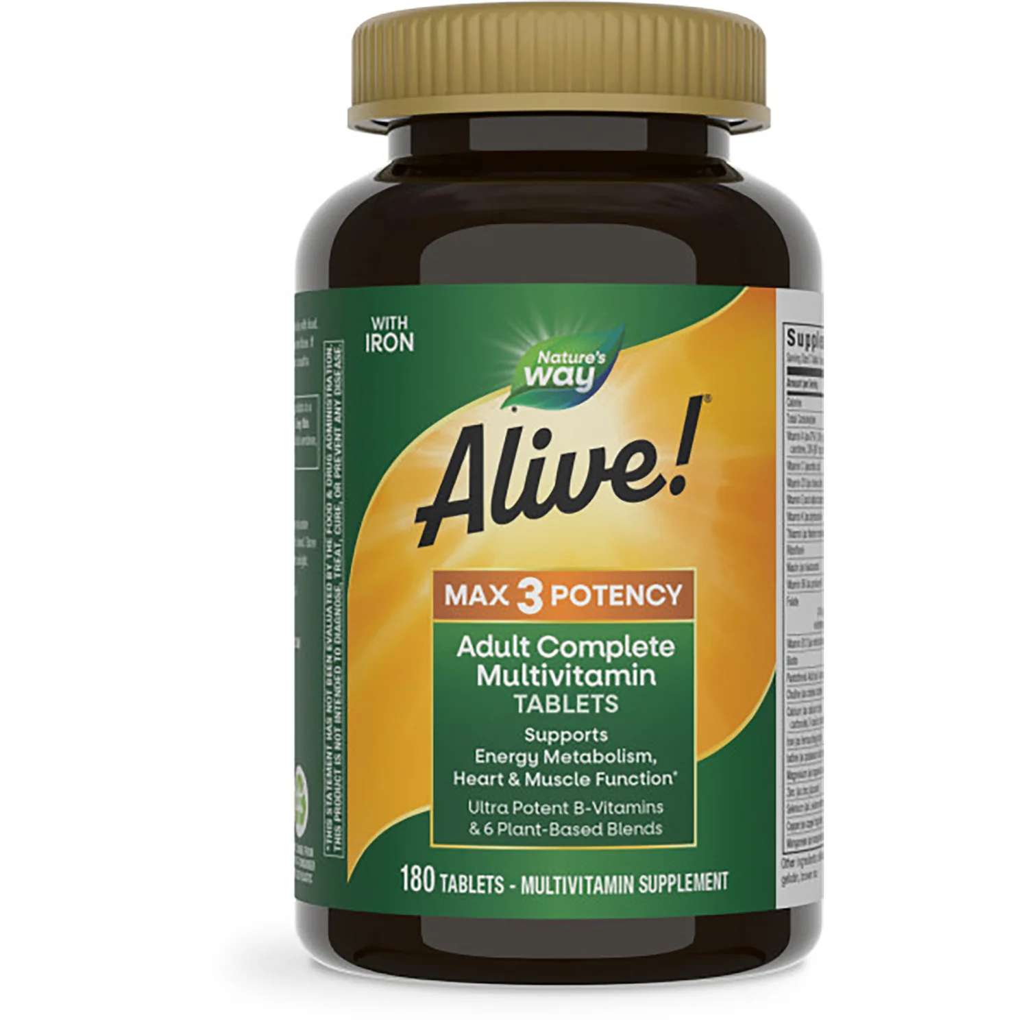 Alive! Max3 Potency Adult Complete Multivitamin - Image 2