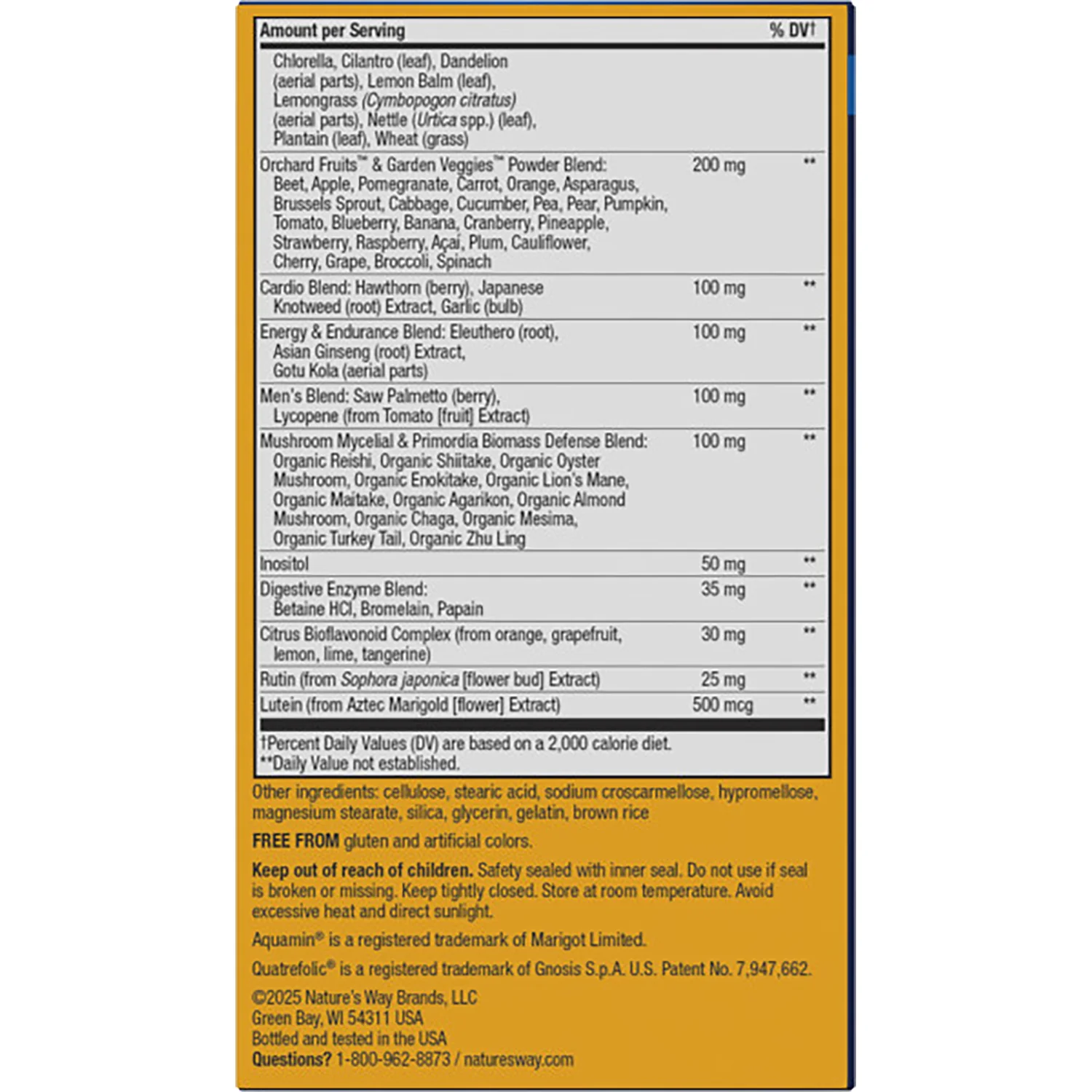 Alive! Max3 Potency Men's Complete Multivitamin - Image 3