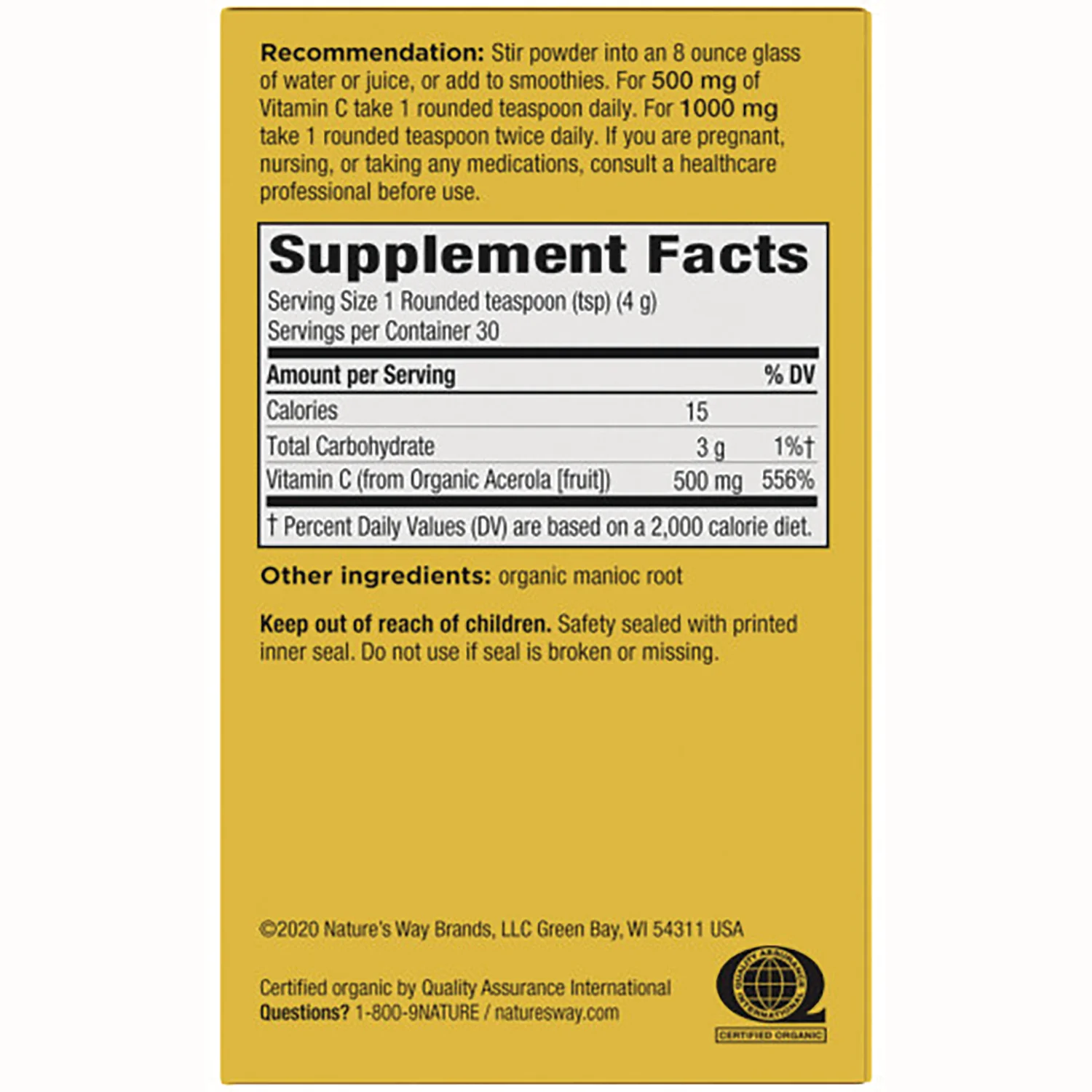 Alive! Fruit Source Vitamin C - Image 2