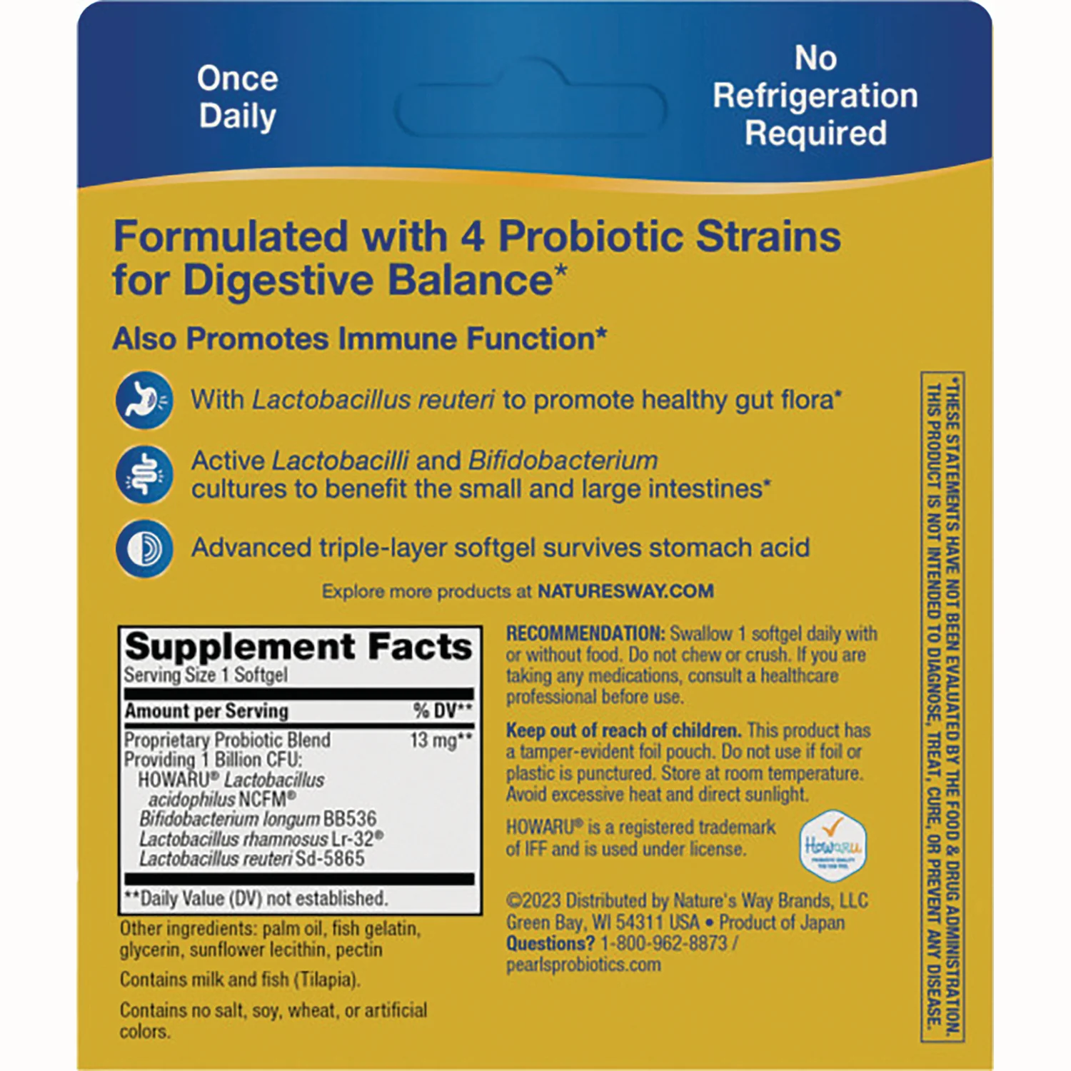 Primadophilus Reuteri Probiotic Pearls - Image 2